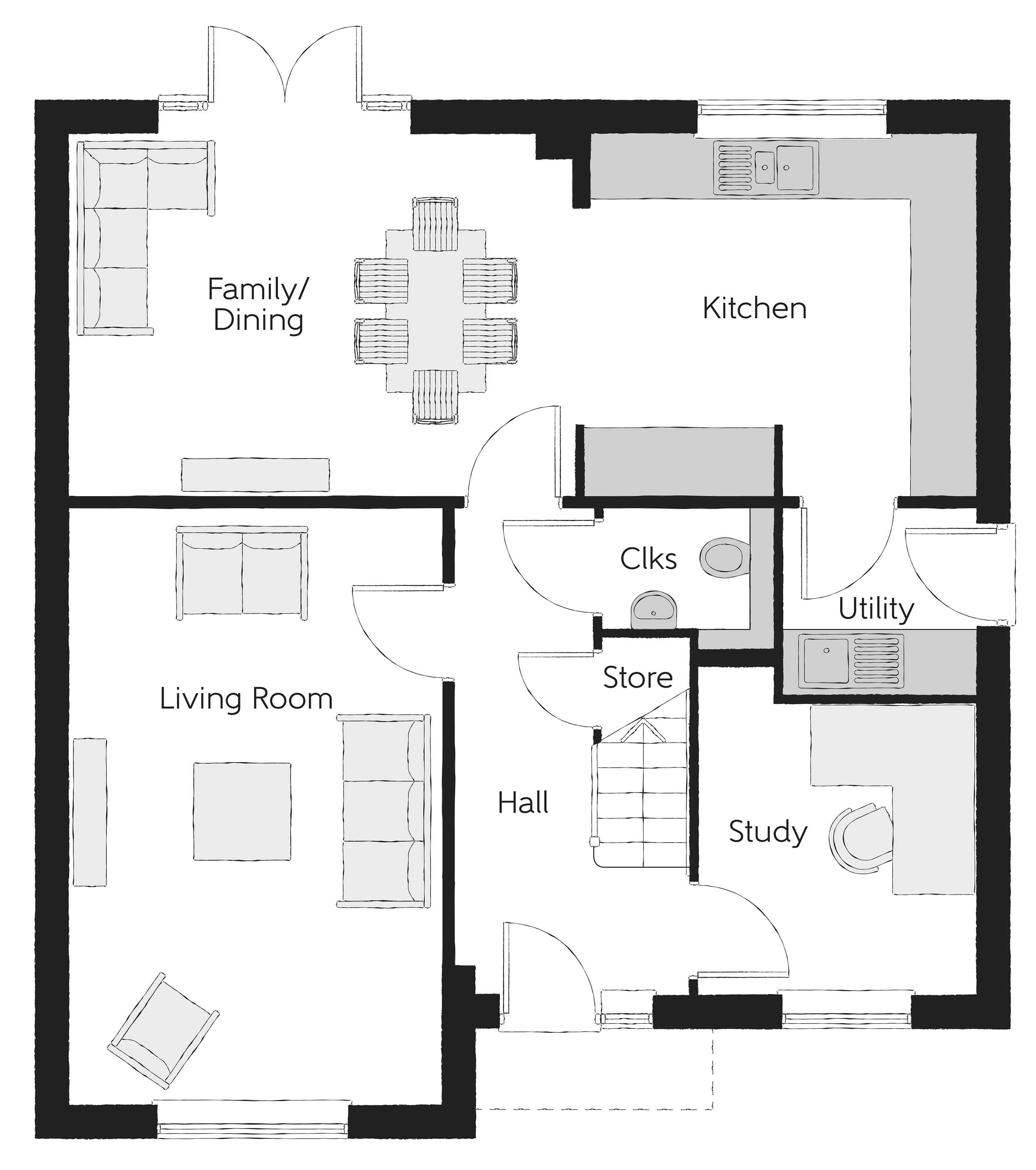 51, Newcastle Road, Whitmore, Baldwins Gate, Newcastle-Under-Lyme floorplan
