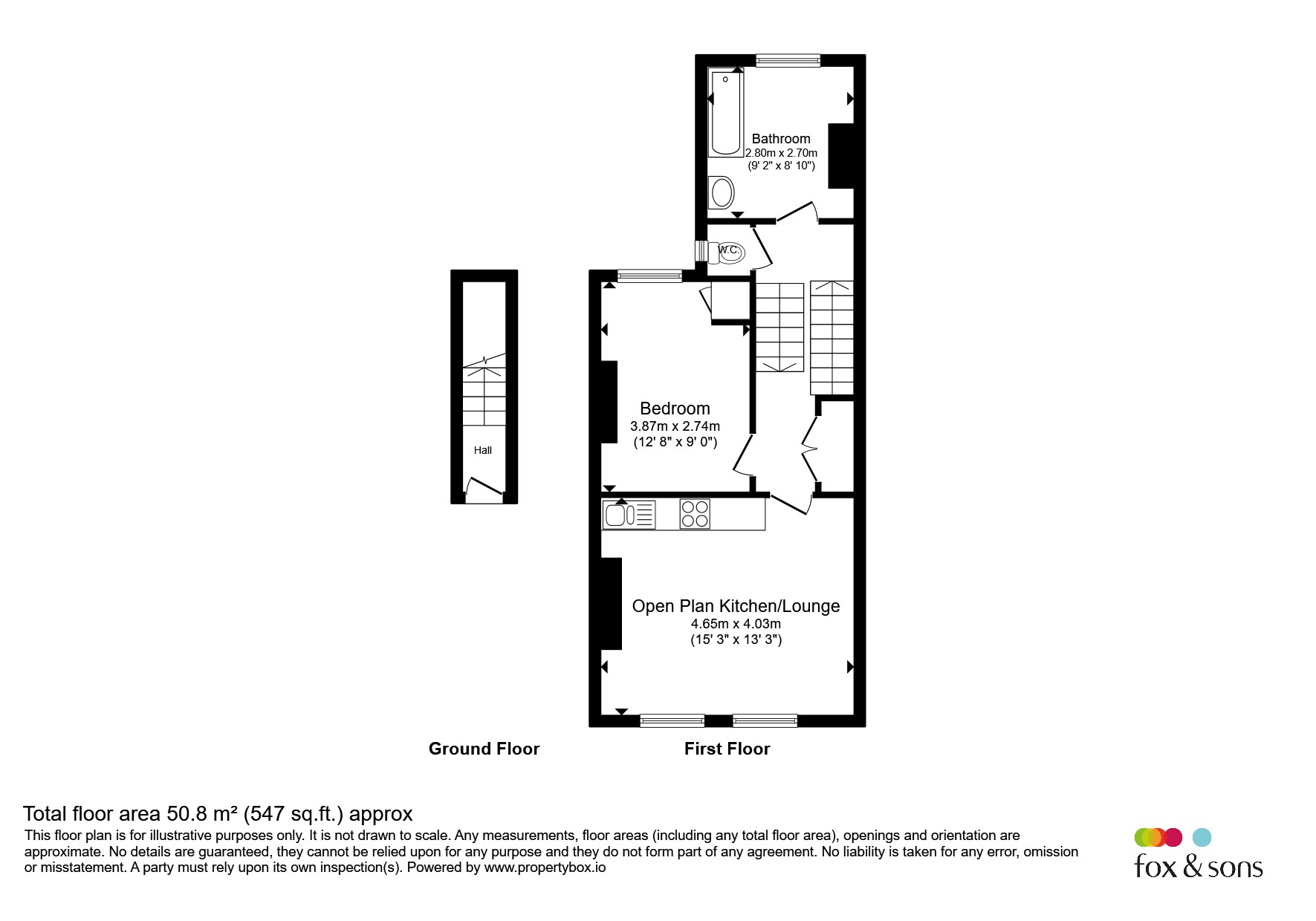 Flat 3, 34, Langney Road, Eastbourne floorplan