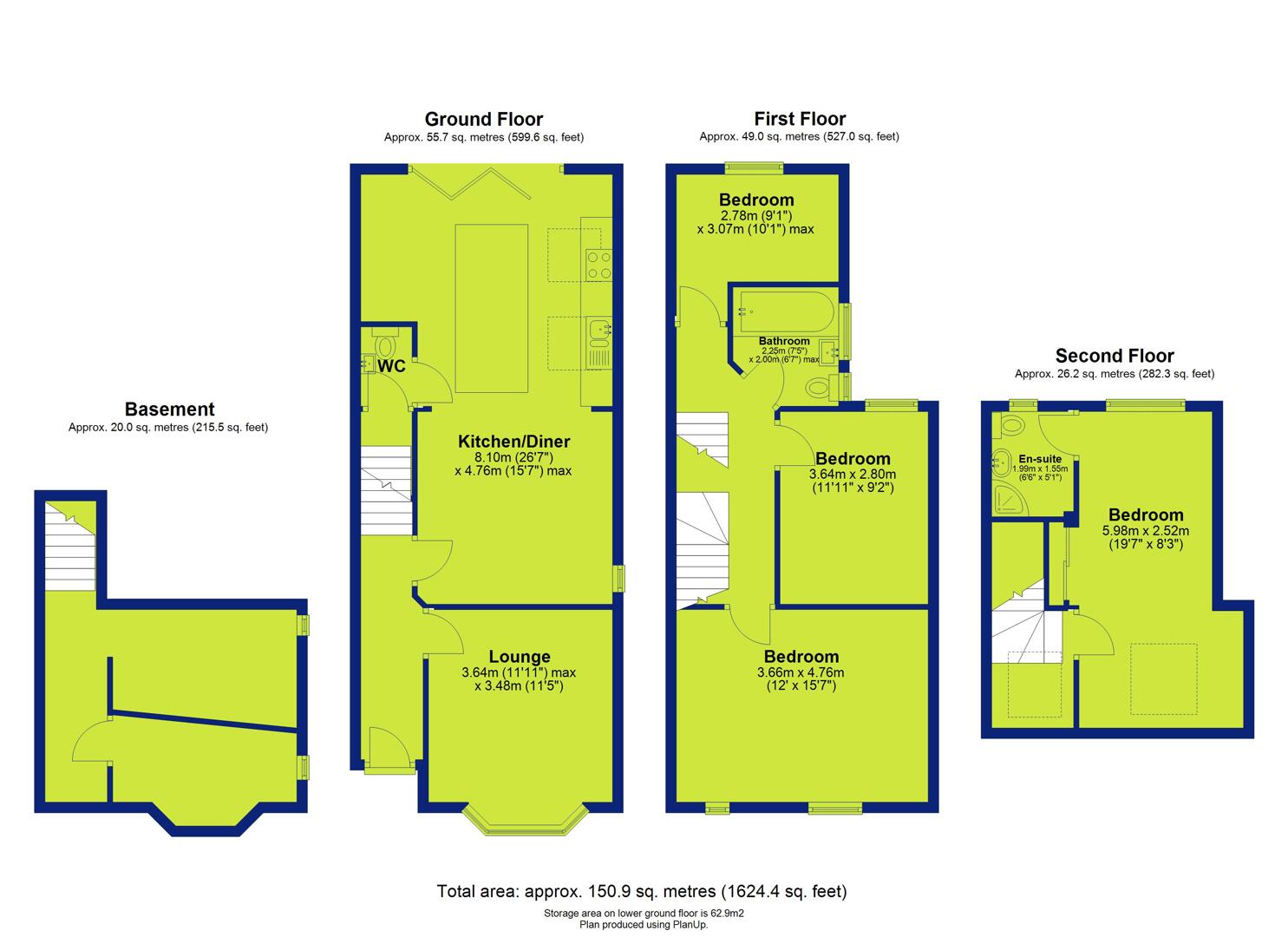 33, Pierrepont Road, Nottingham floorplan