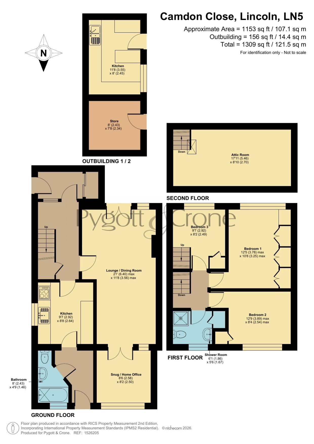 5, Camdon Close, Lincoln floorplan