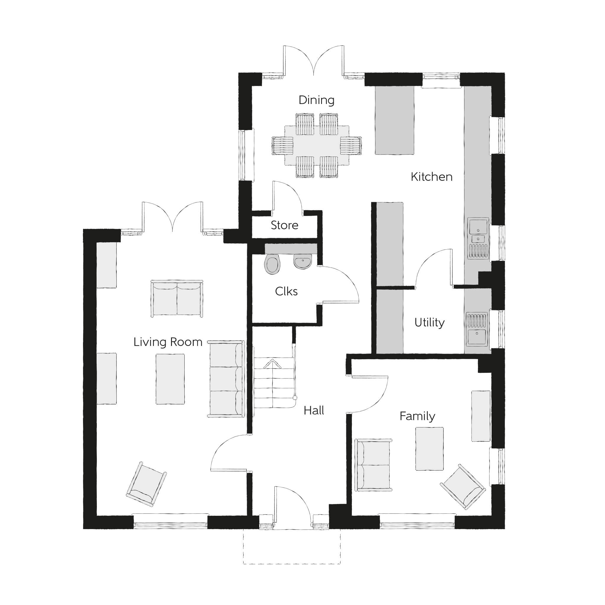 101, Rush Green Road, Lymm floorplan