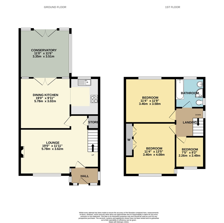 19, Woodbine Road Morris Green Greater Manchester, Bolton floorplan