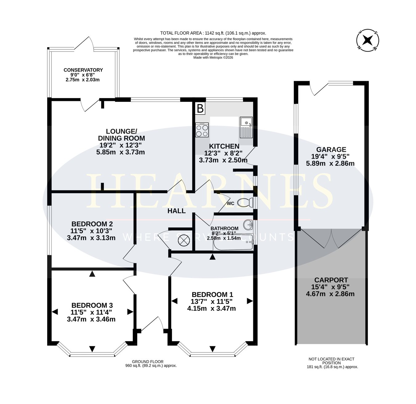 32, Truman Road, Bournemouth floorplan