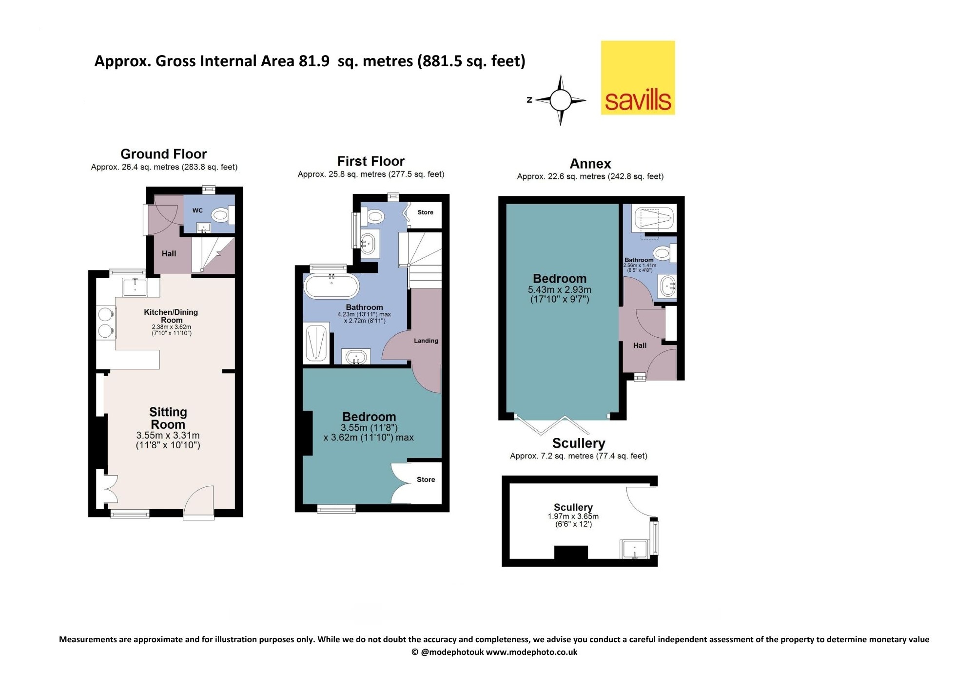 2, Castle Terrace, Woodbridge floorplan