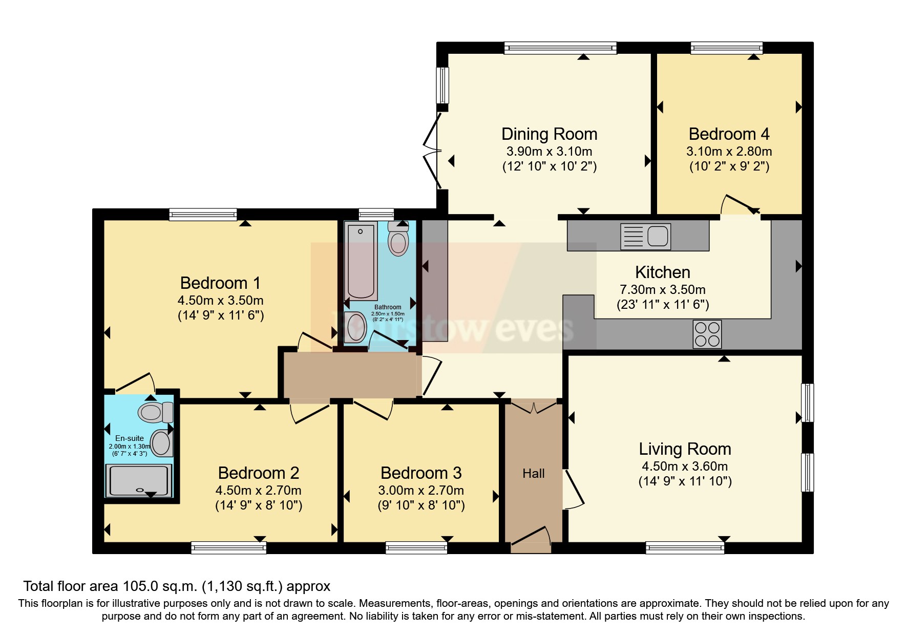 The Street, Hawkinge, Folkestone, Kent CT18, 4 bedroom bungalow for