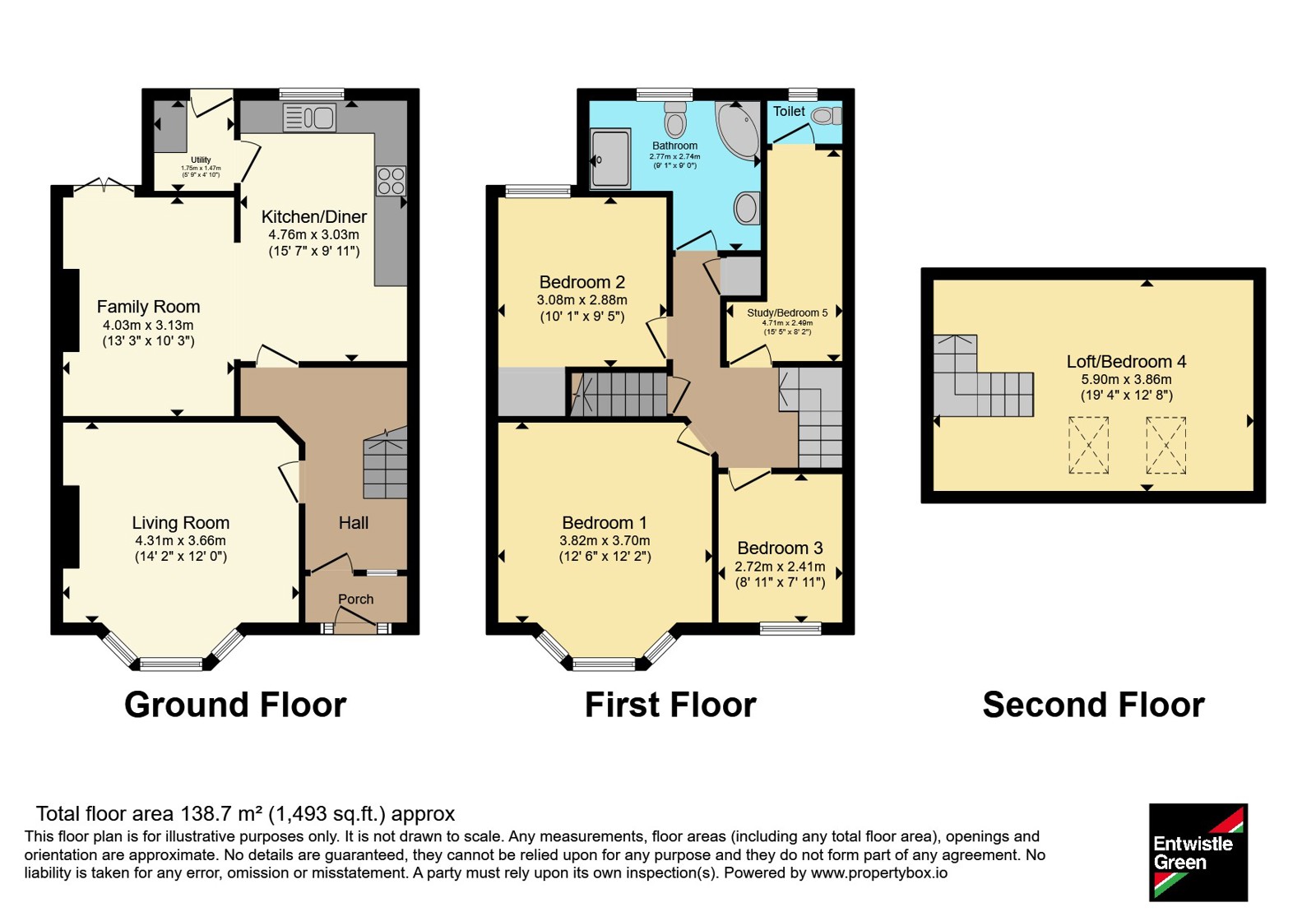 84, Hampstead Road, Merseyside floorplan