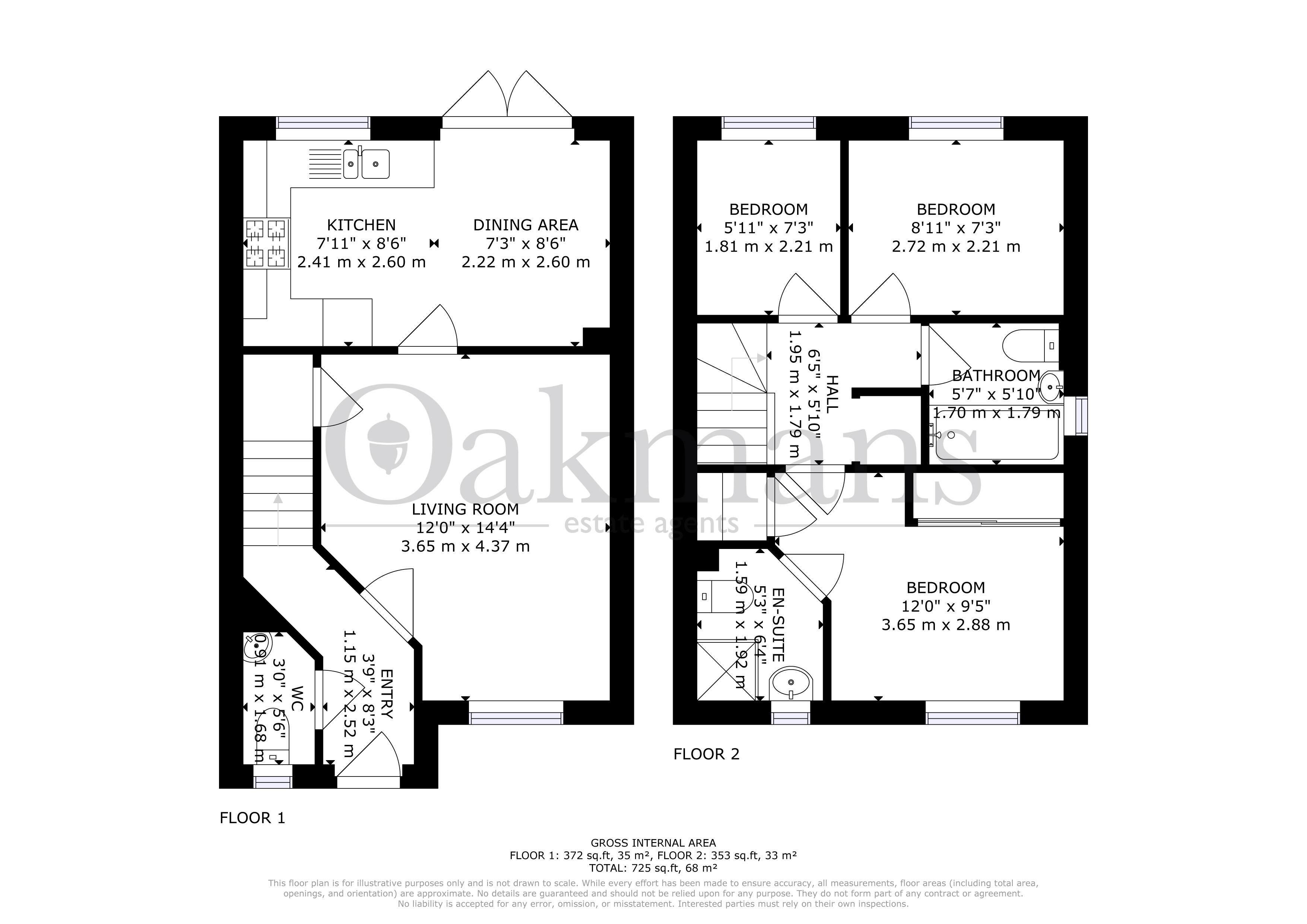 16, ELECTRIC WAY, BIRMINGHAM floorplan
