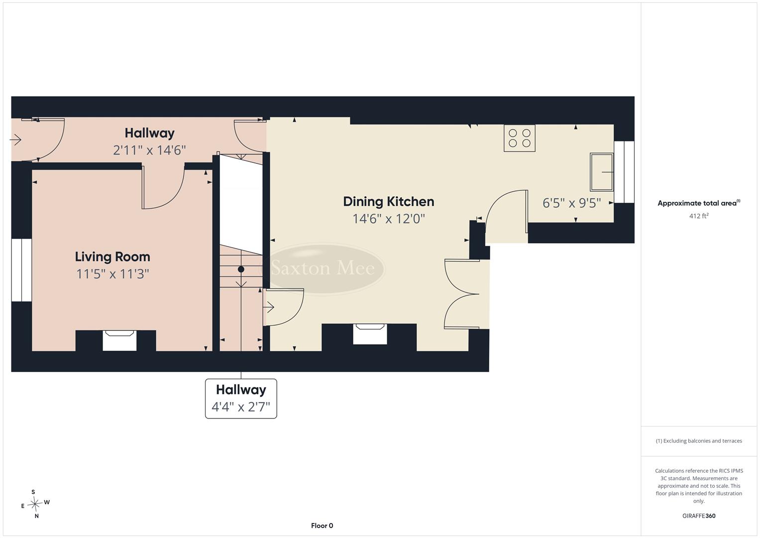 48, Hallowes Lane, Dronfield floorplan