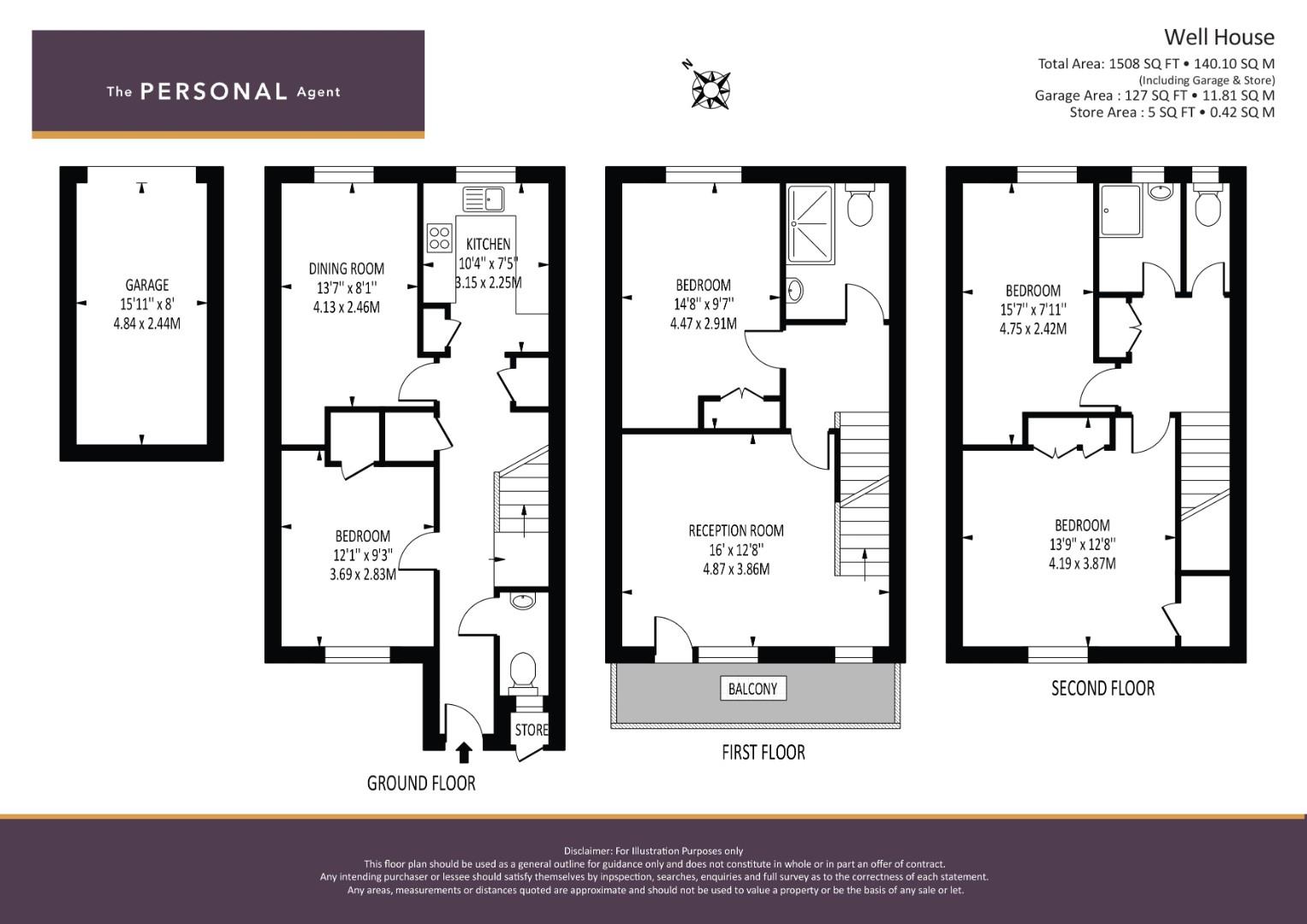 2 Well House, Woodmansterne Lane, Banstead floorplan