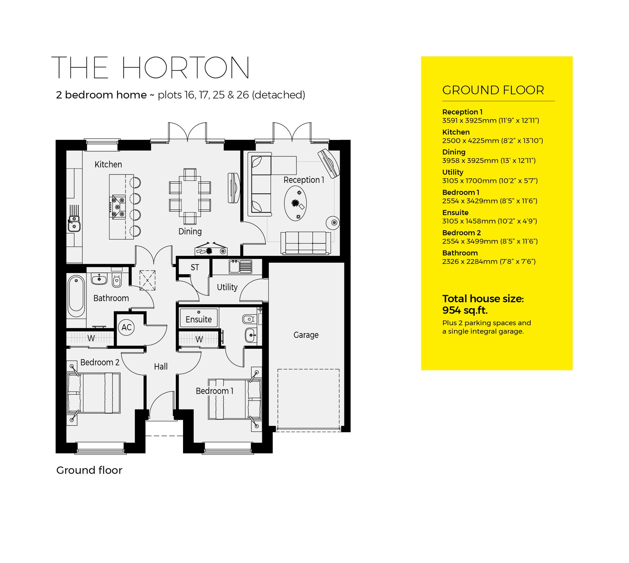 Plot 16 Horton, Ambridge Fields, Worcester floorplan