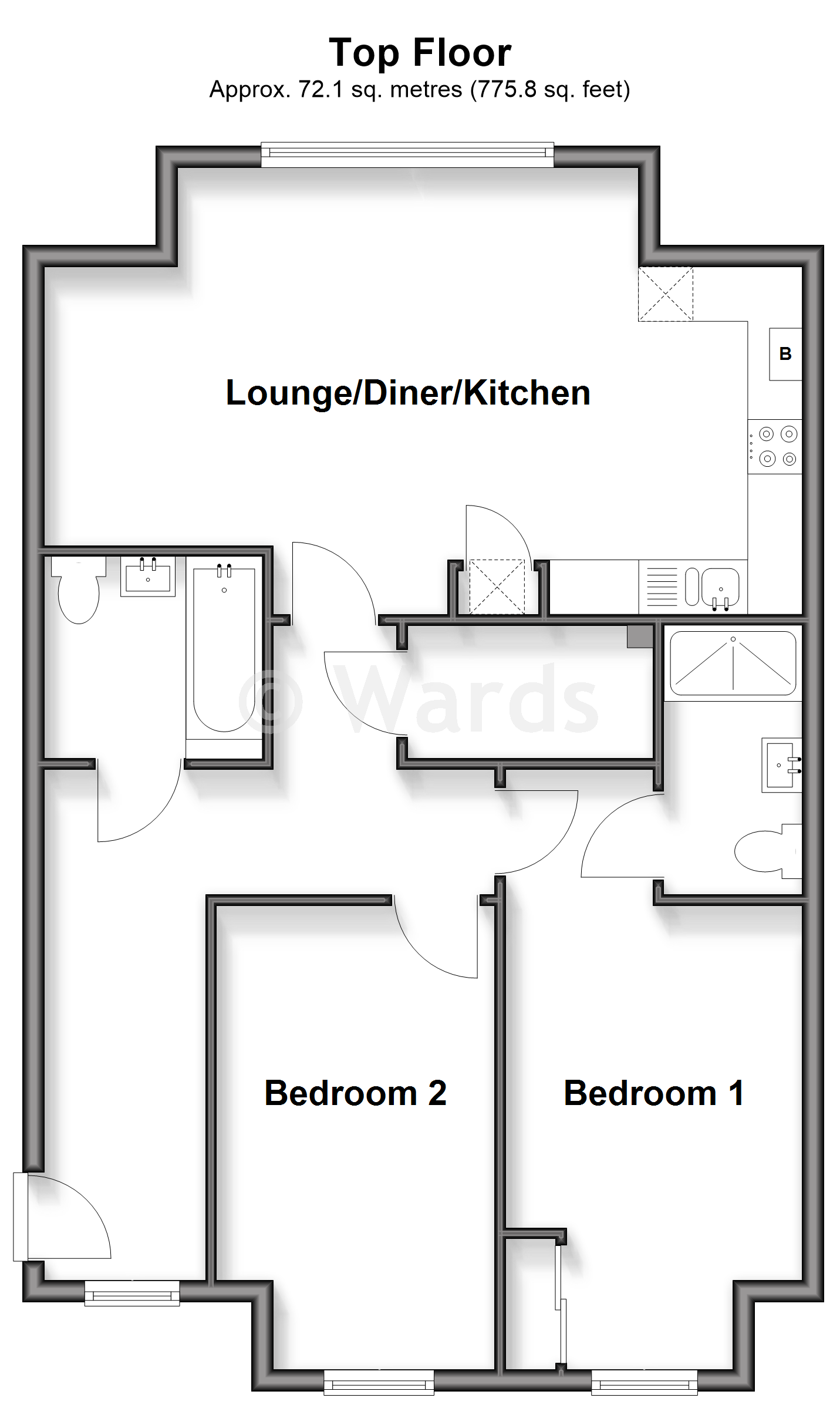 31, Broadclough Way, Maidstone floorplan