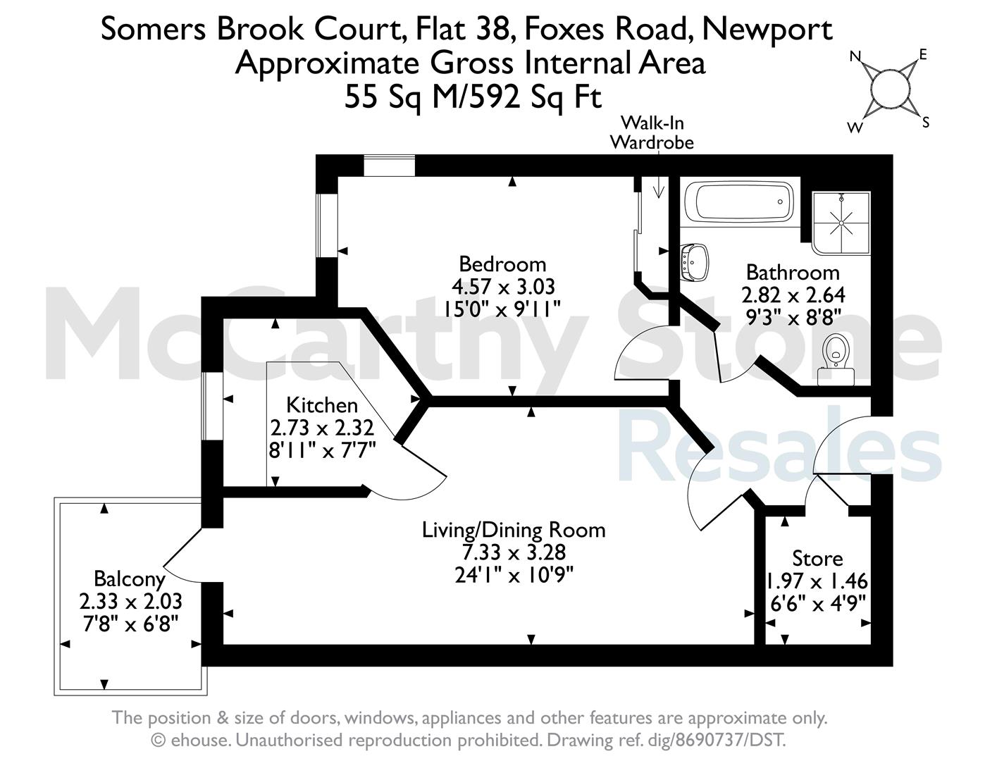 38 Somers Brook Court, Foxes Road, Newport floorplan