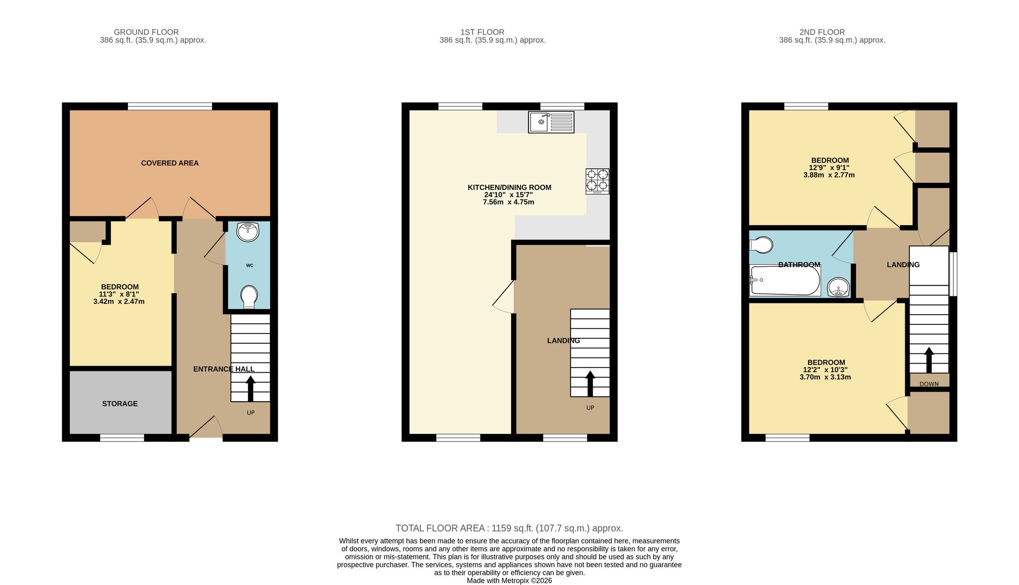 5 Tower Court Tower Place, King's Lynn floorplan