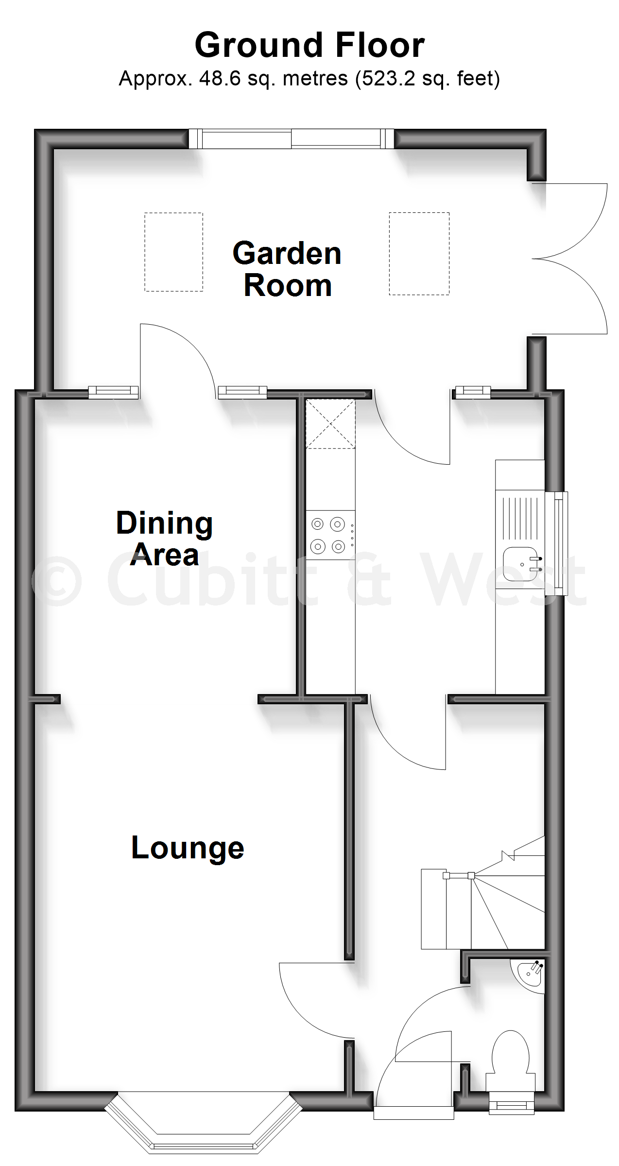 10, Royal Gardens, Rowland's Castle floorplan