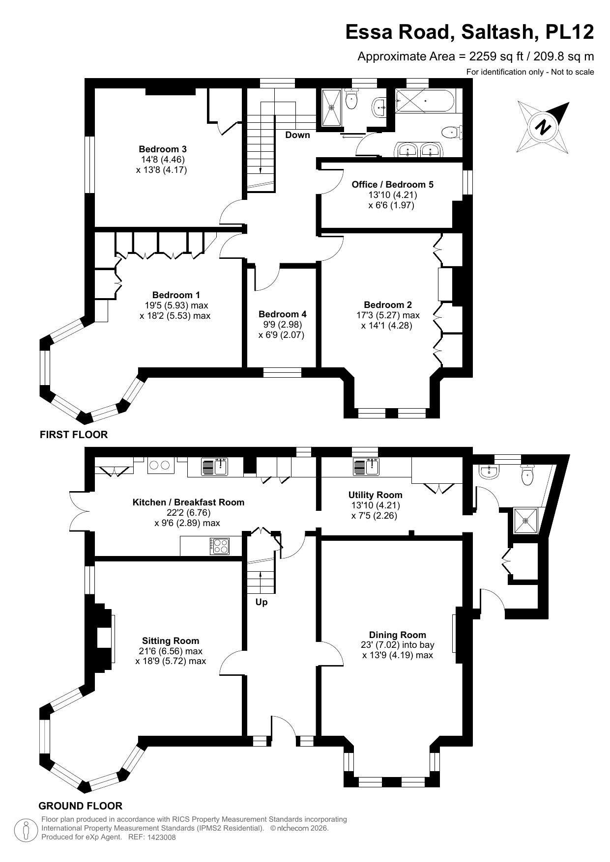 29, Essa Road, Saltash floorplan