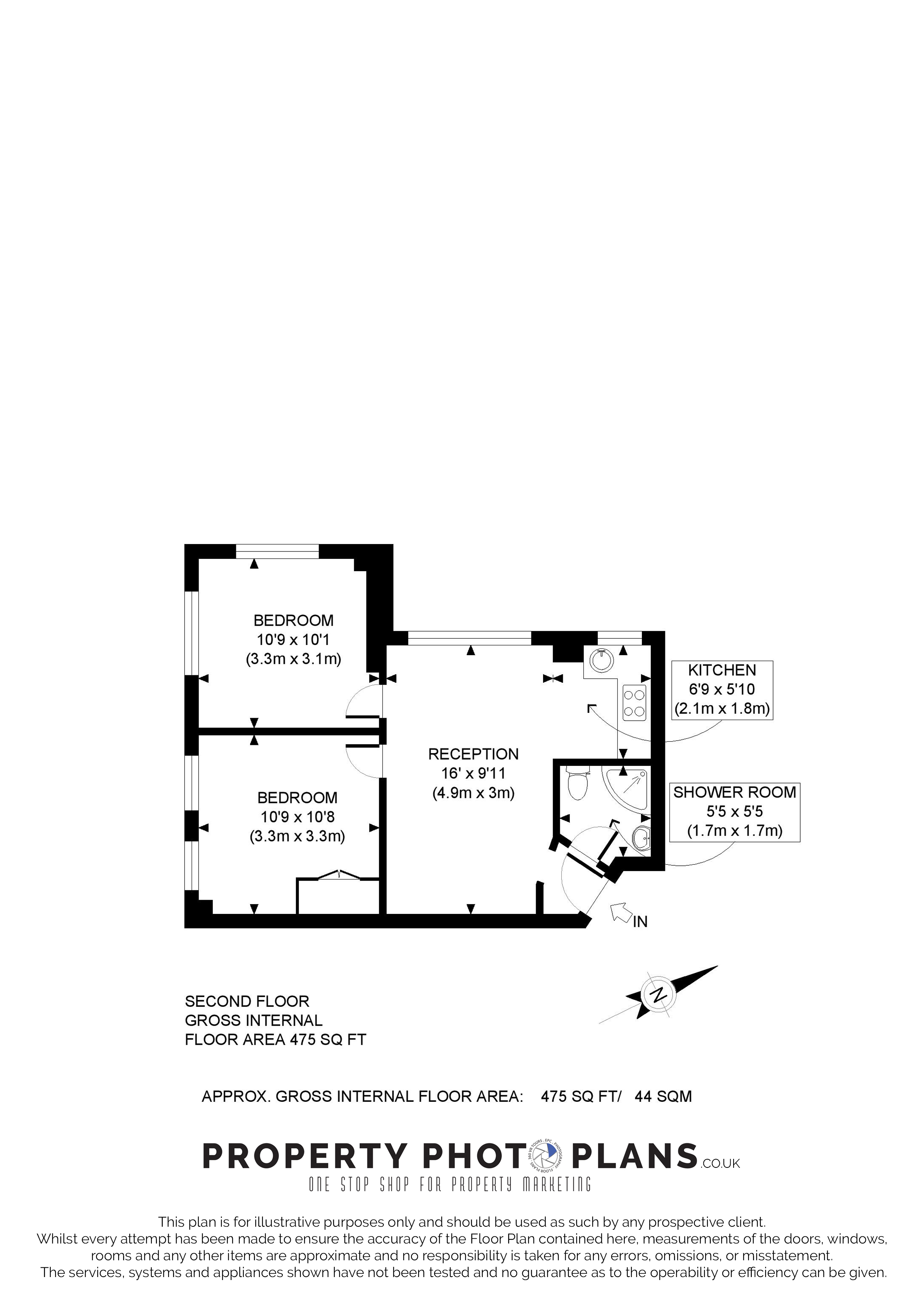 Park West, 205, Edgware Road, London floorplan