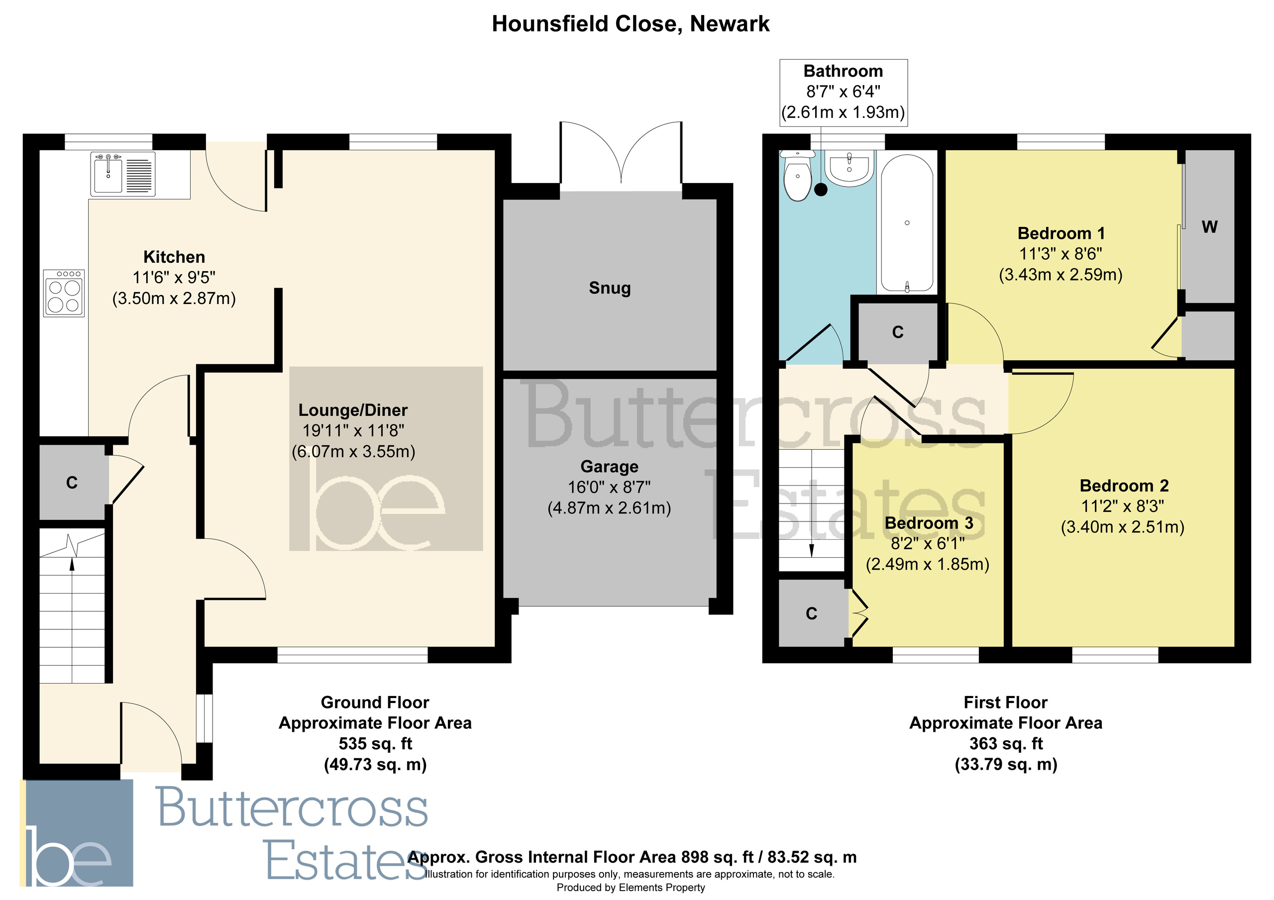 14 Hounsfield Close, Newark floorplan