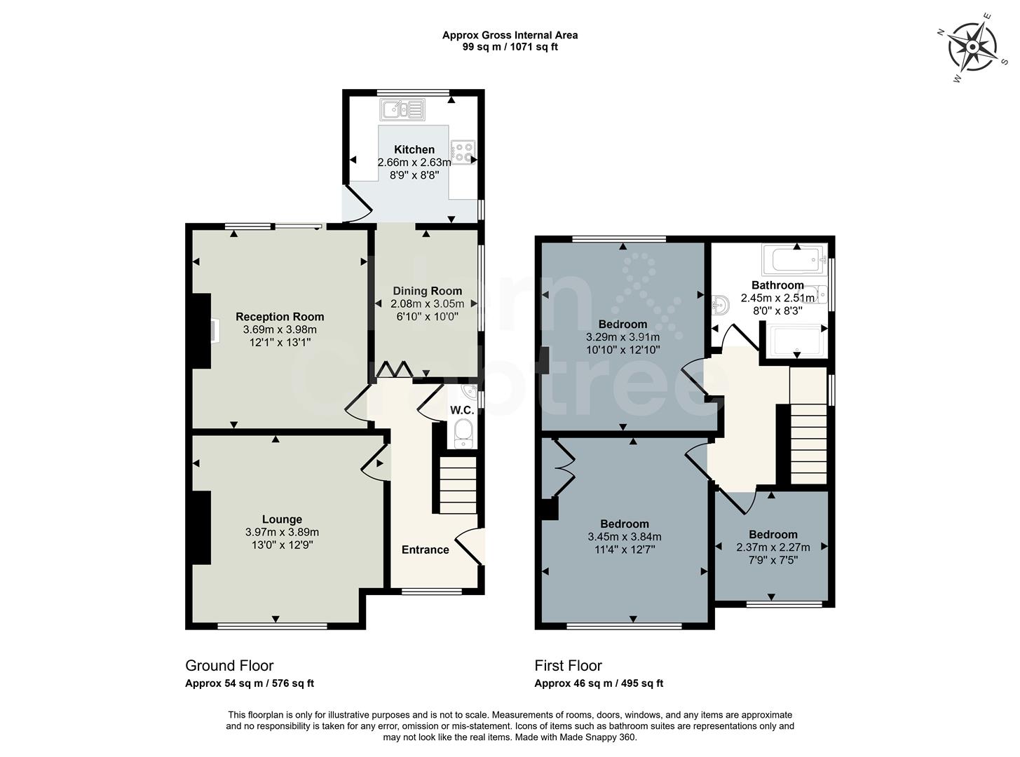 120, King George V Drive North, Cardiff floorplan