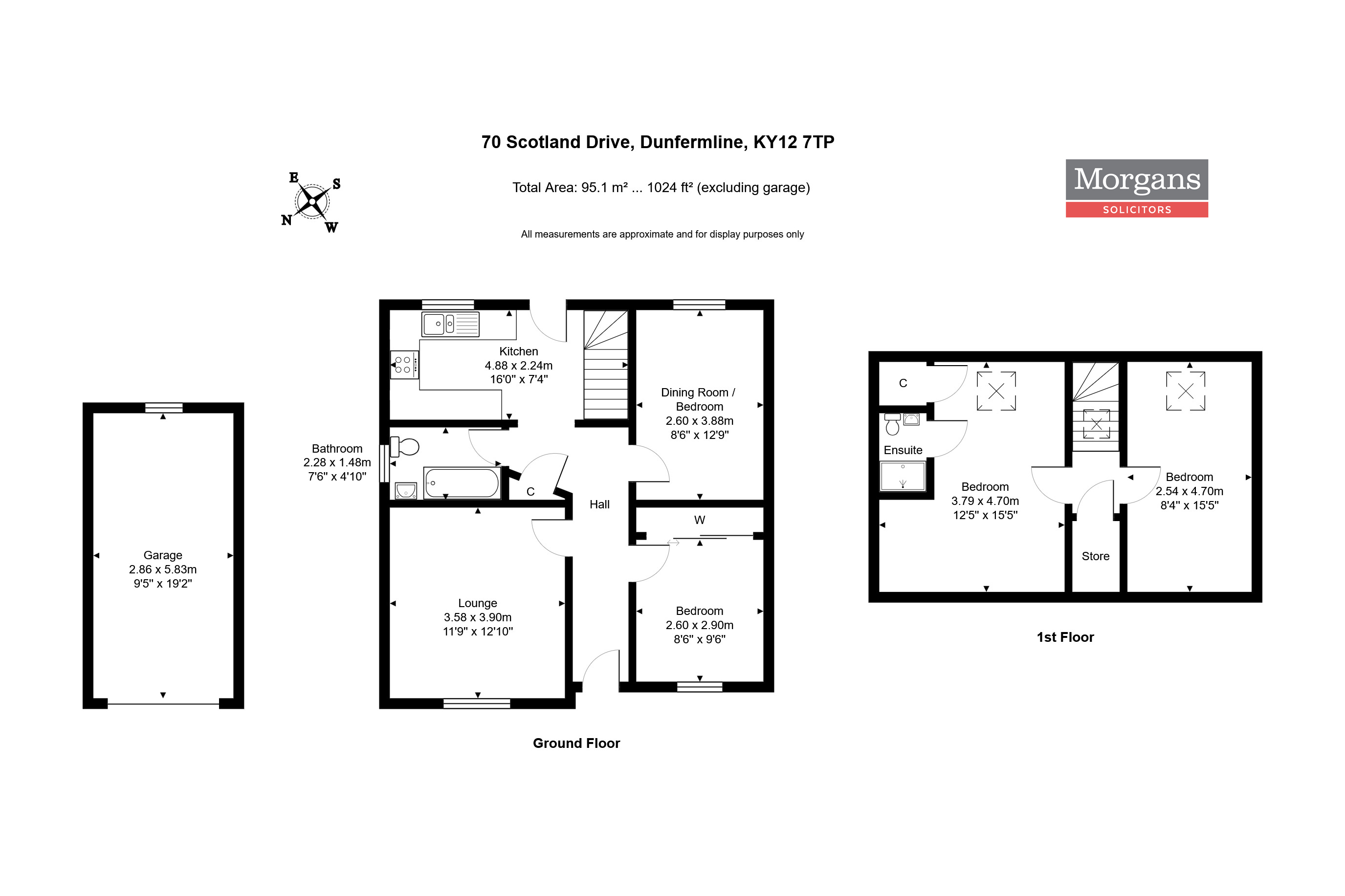 70, Scotland Drive, Dunfermline floorplan