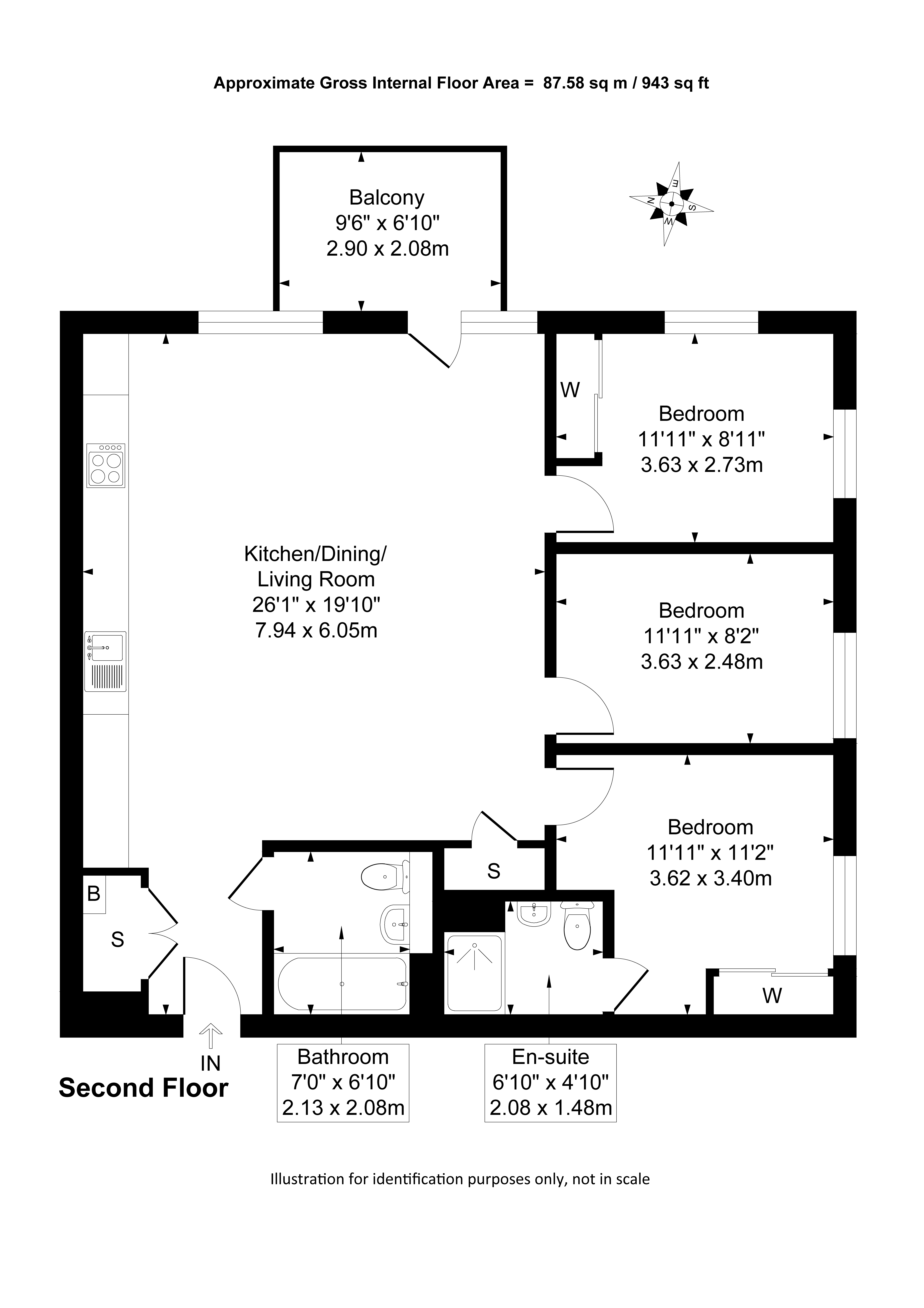 Fulton Road, Wembley floorplan