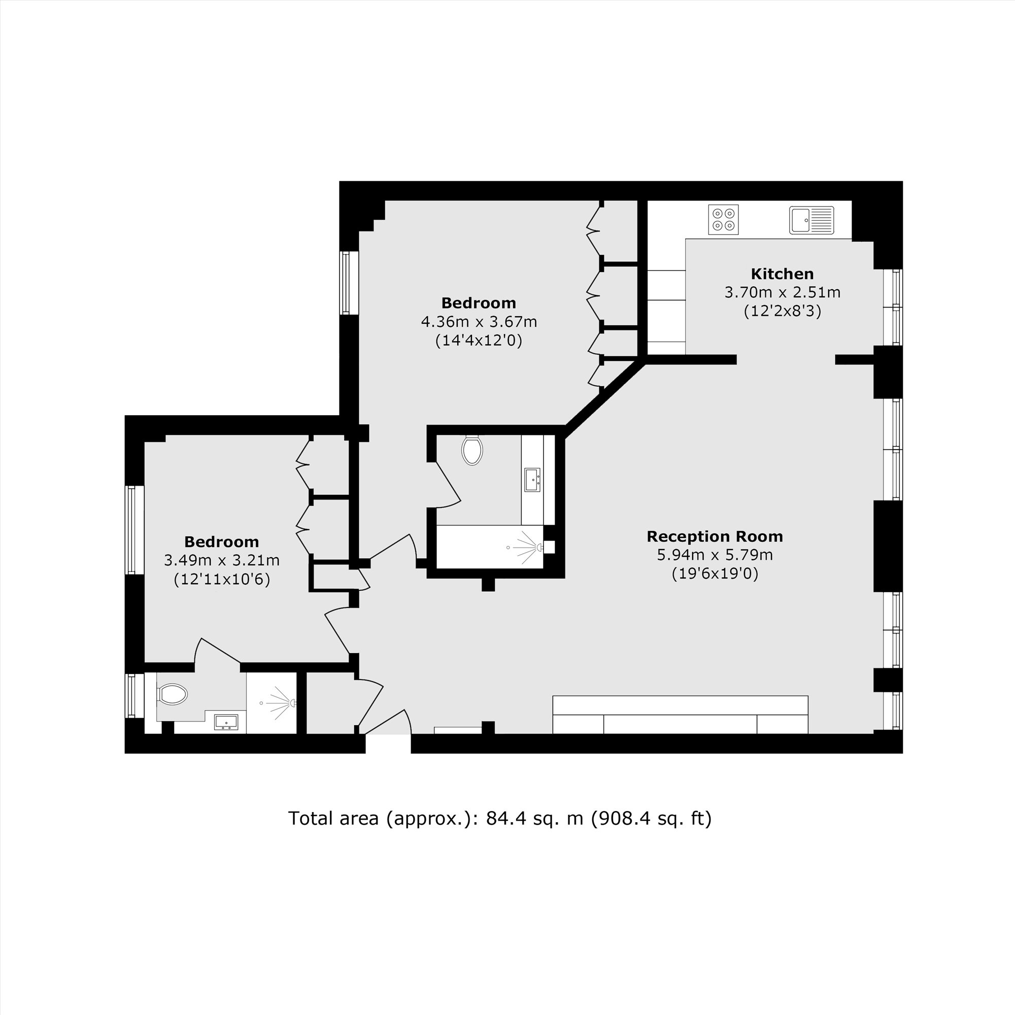 Flat 7 Mark House, 28-32, Maddox Street, London floorplan