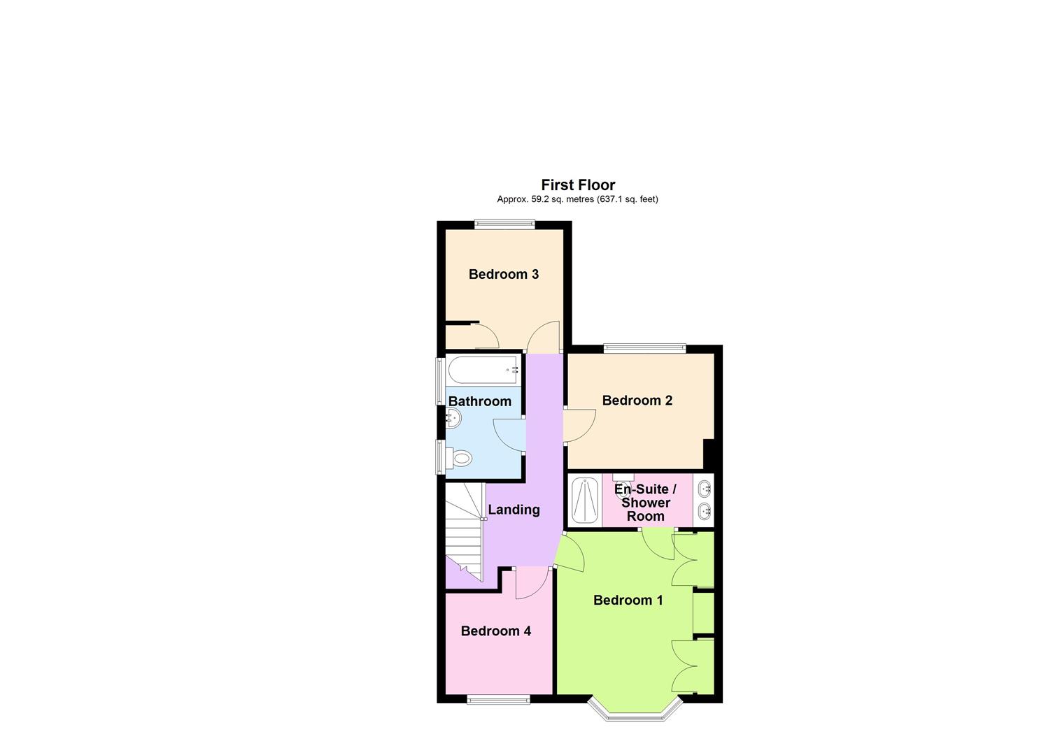 292, London Road, Warrington floorplan