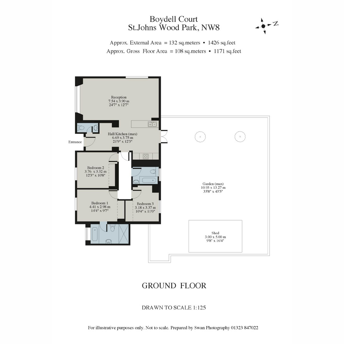 St Johns Wood Park, London floorplan