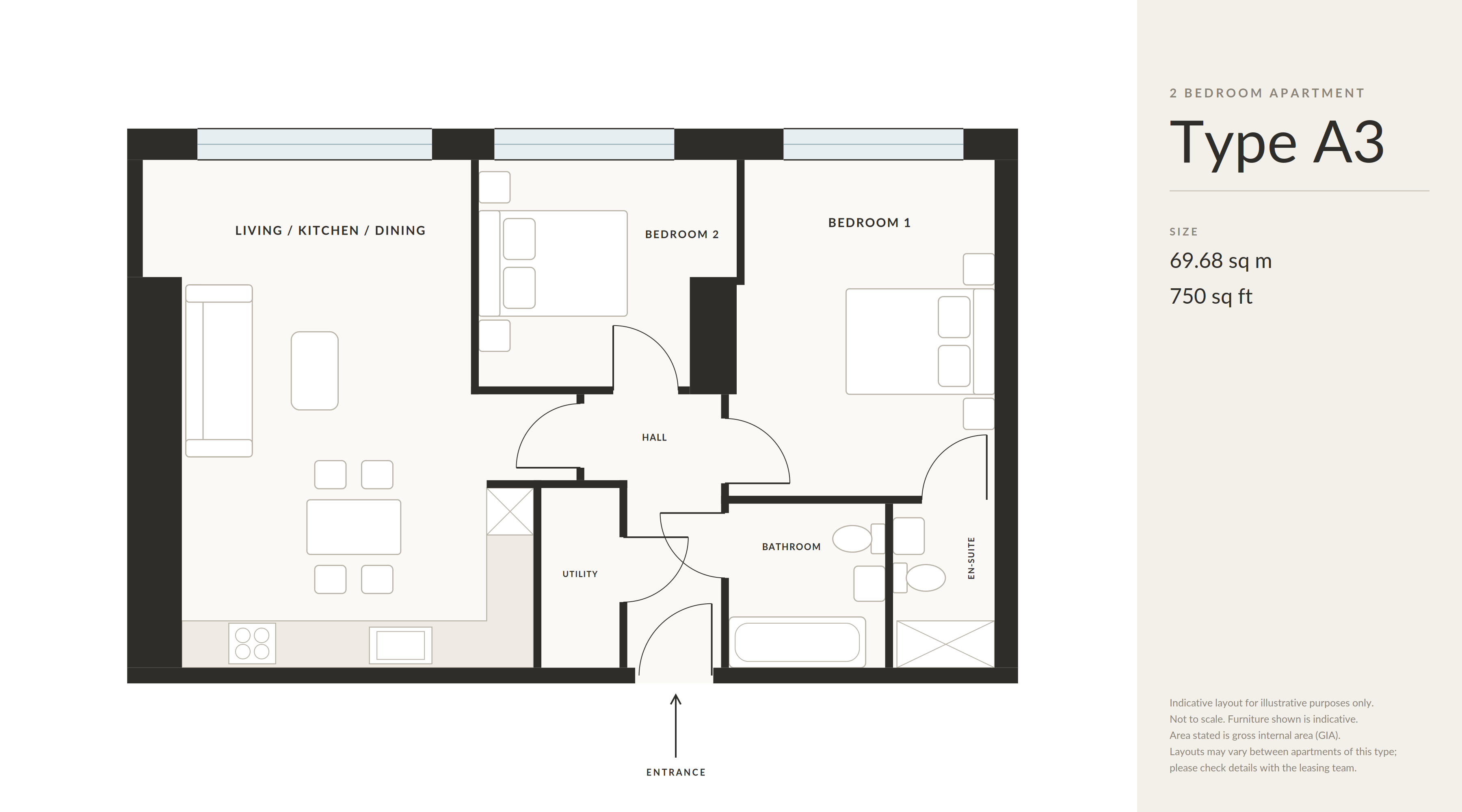 Anaconda Cut, 100 Greengate, Salford, Manchester floorplan