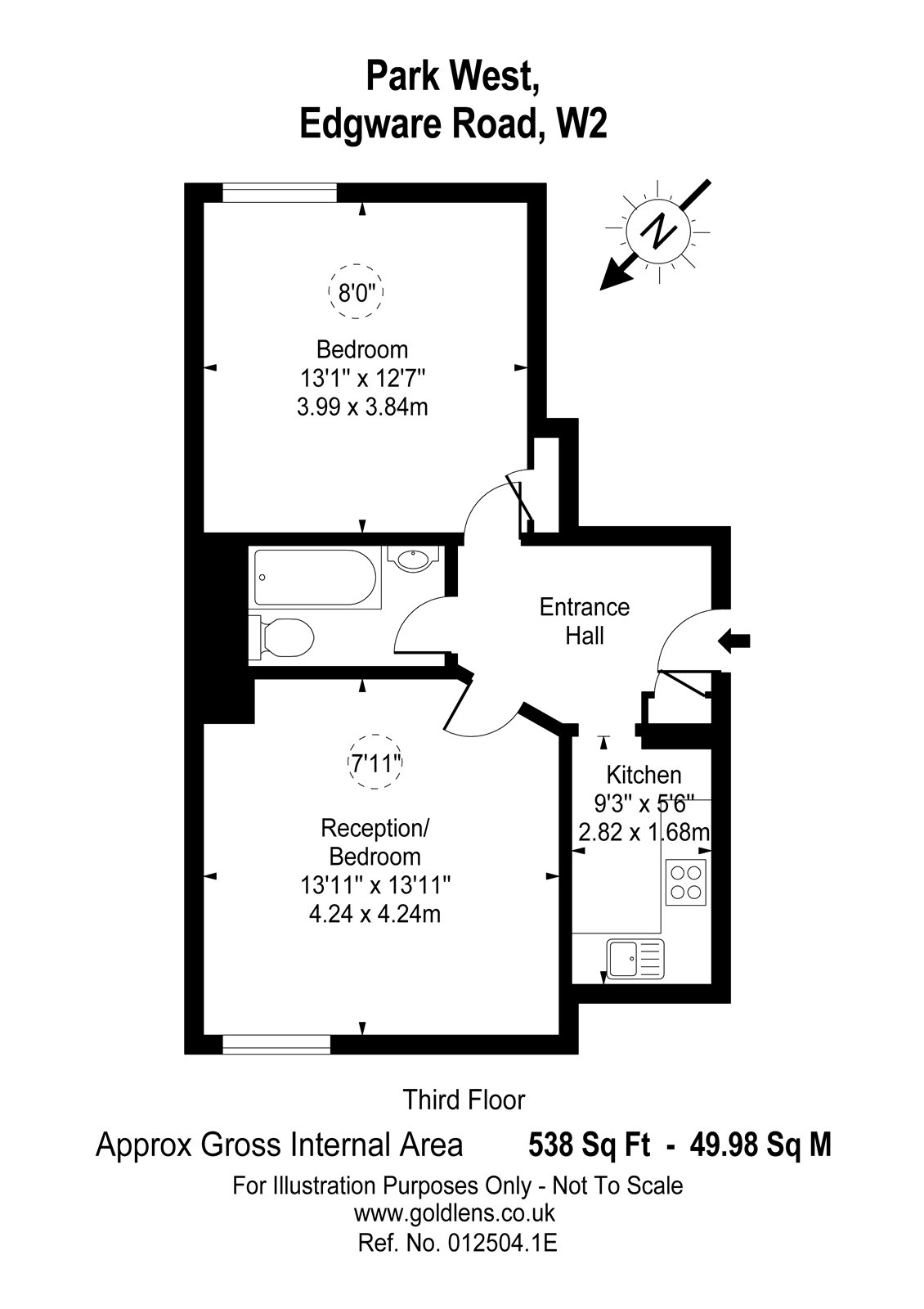 Park West, Edgware Road, Hyde Park, London W2, 1 bedroom flat for sale ...