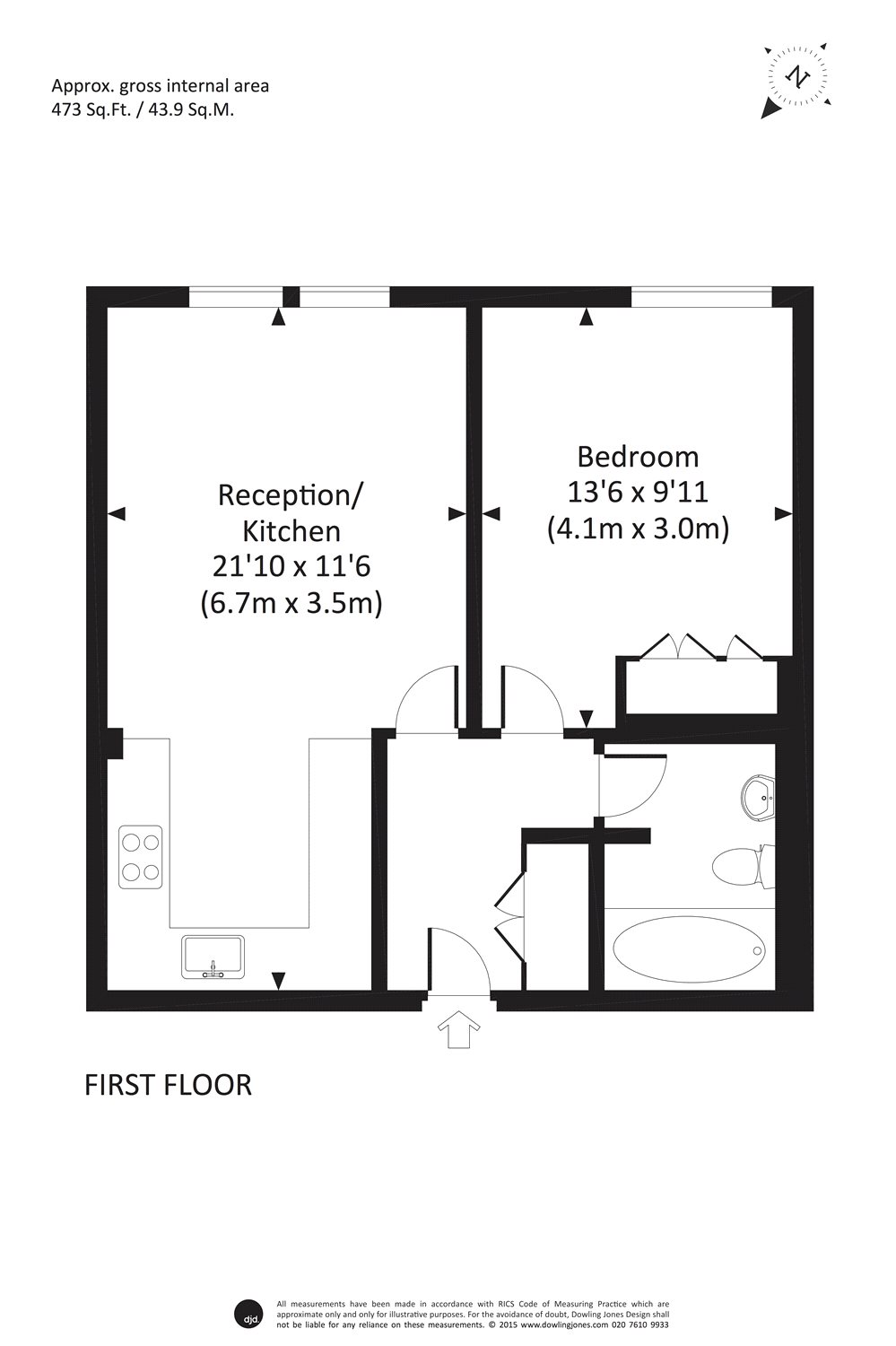 1 Bedrooms Flat to rent in Portman Street, Mayfair, London W1H