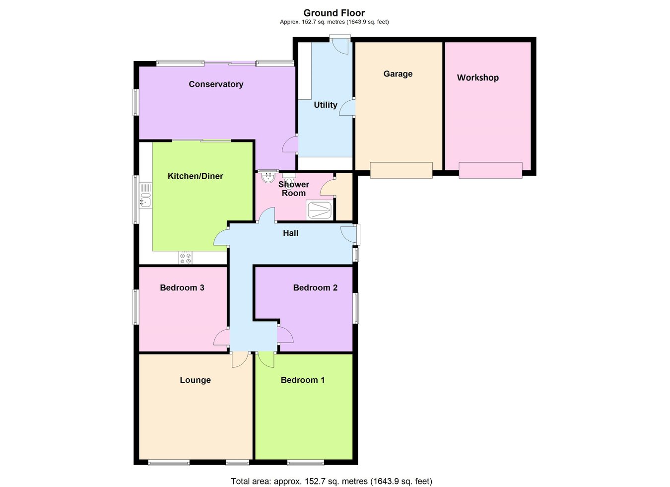 Milcot, Station Road, Boston floorplan