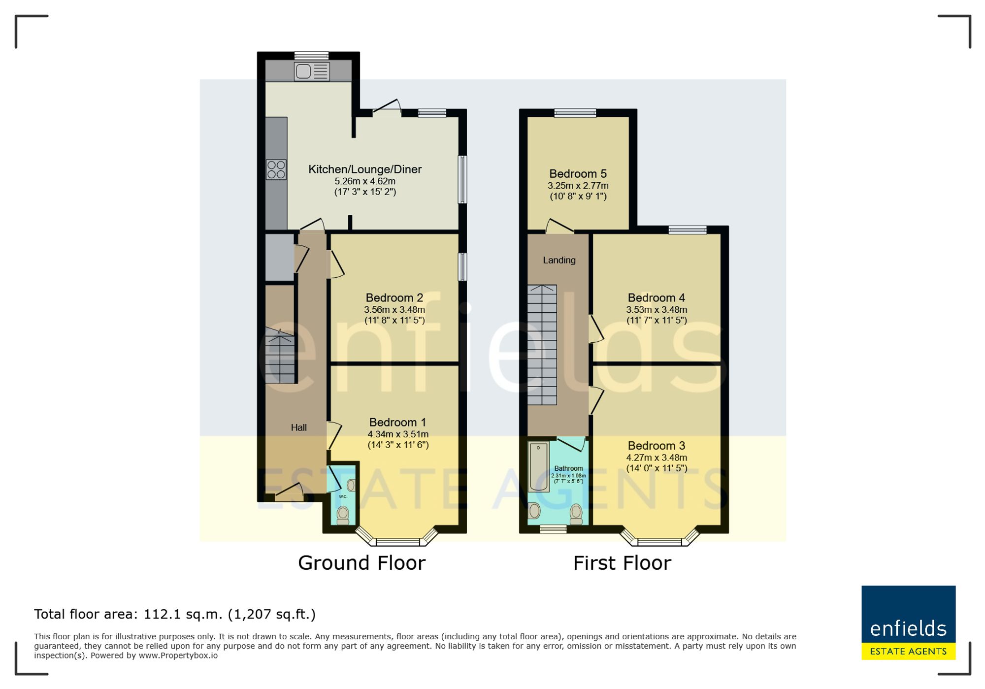 26 Cardigan Road, Bournemouth floorplan