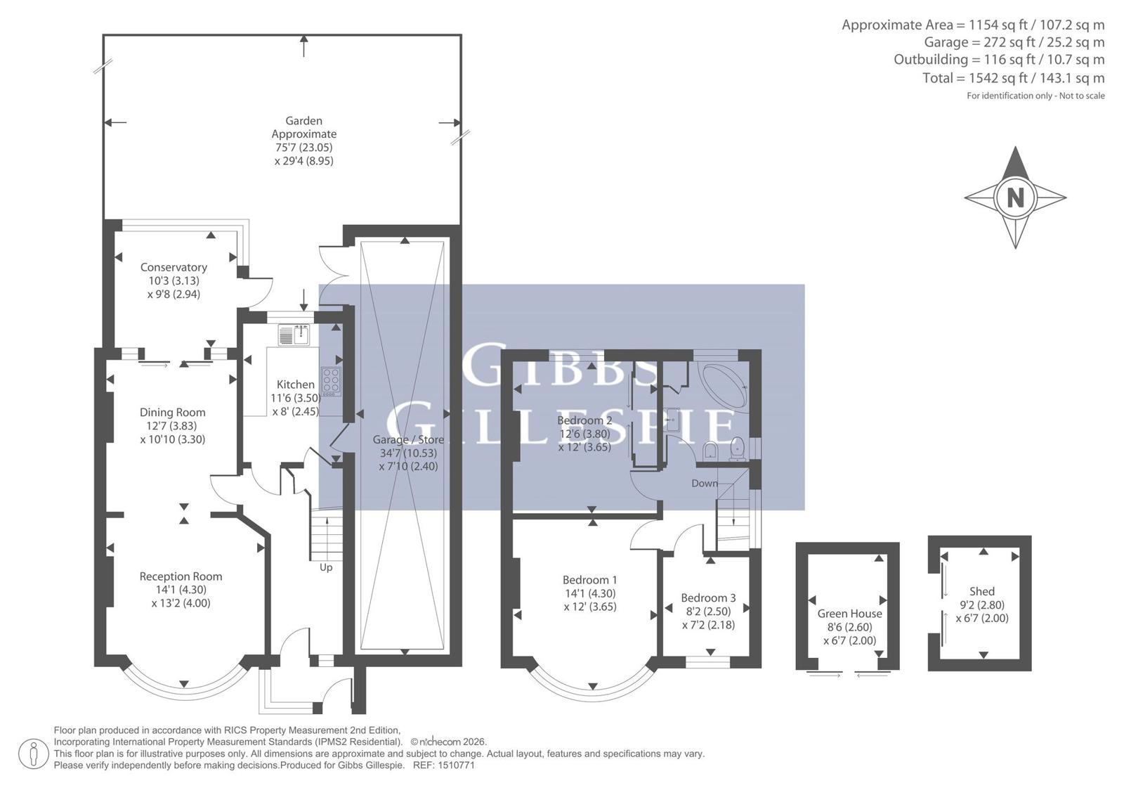 25, Oakington Avenue, Harrow floorplan