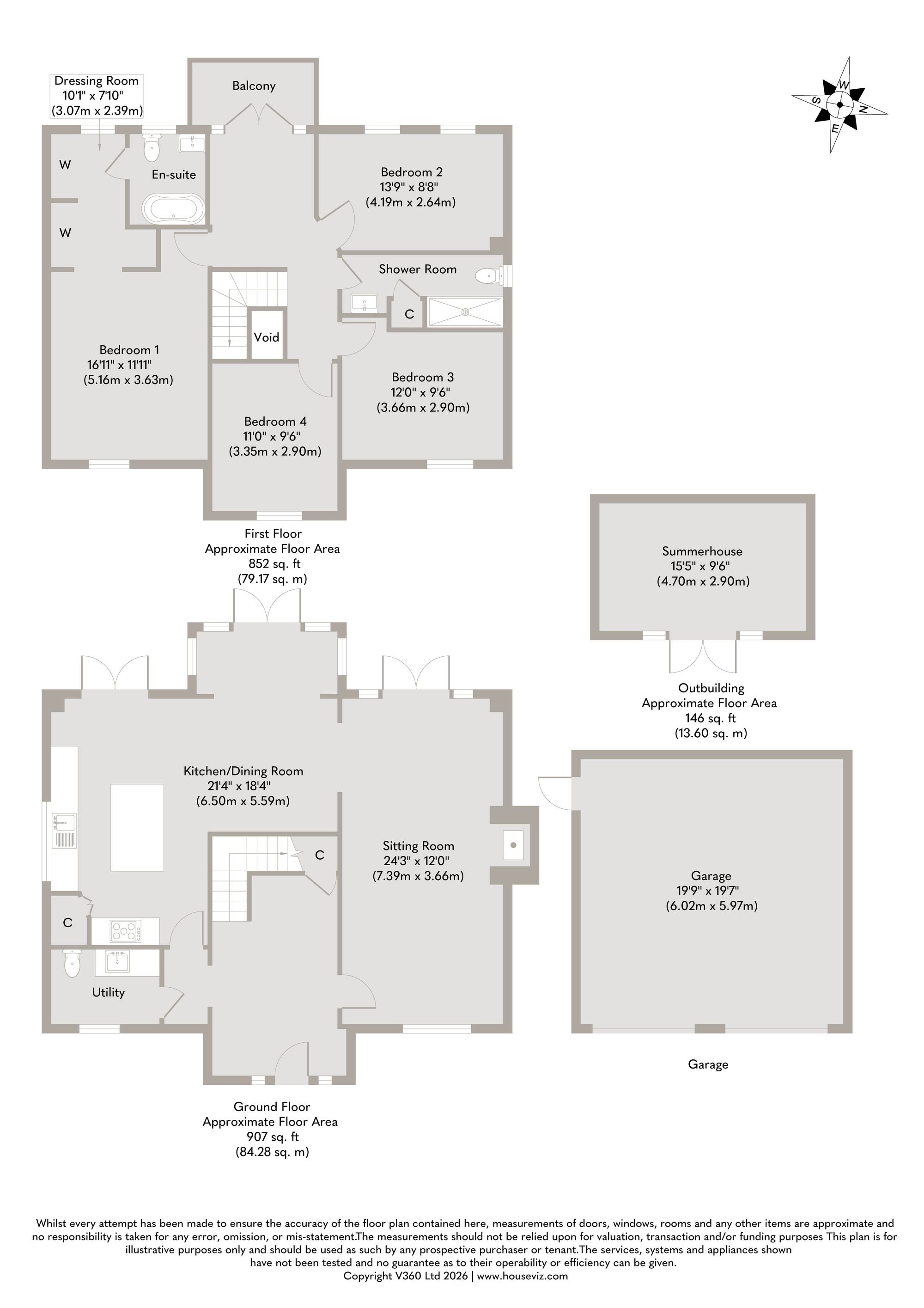Deers Leap Hale Road, Thetford floorplan