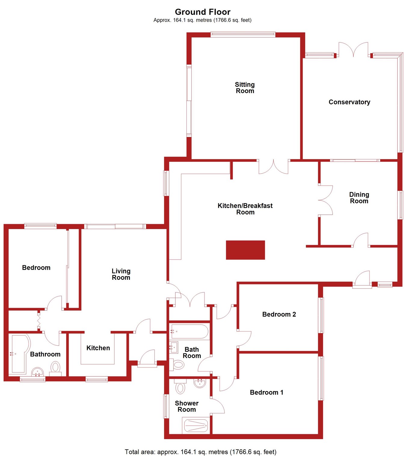 Thrapston Road, Brampton, Huntingdon PE28, 3 bedroom bungalow for sale