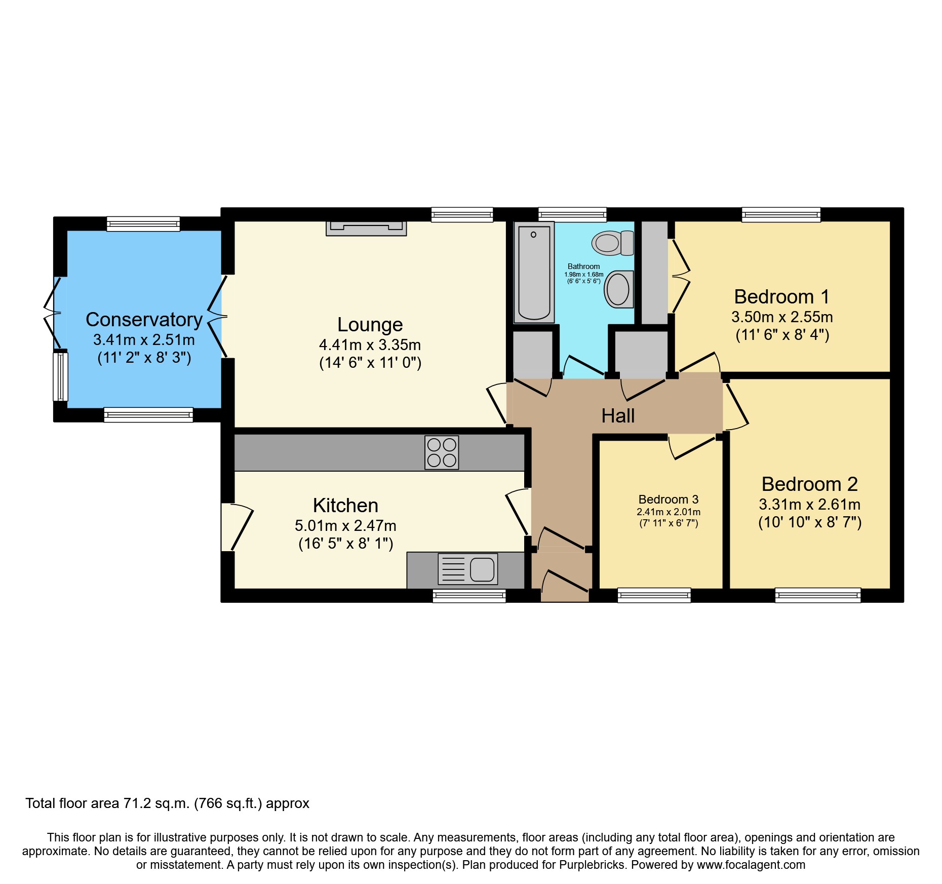 Brampton Lane, Armthorpe, Doncaster DN3, 3 bedroom detached bungalow