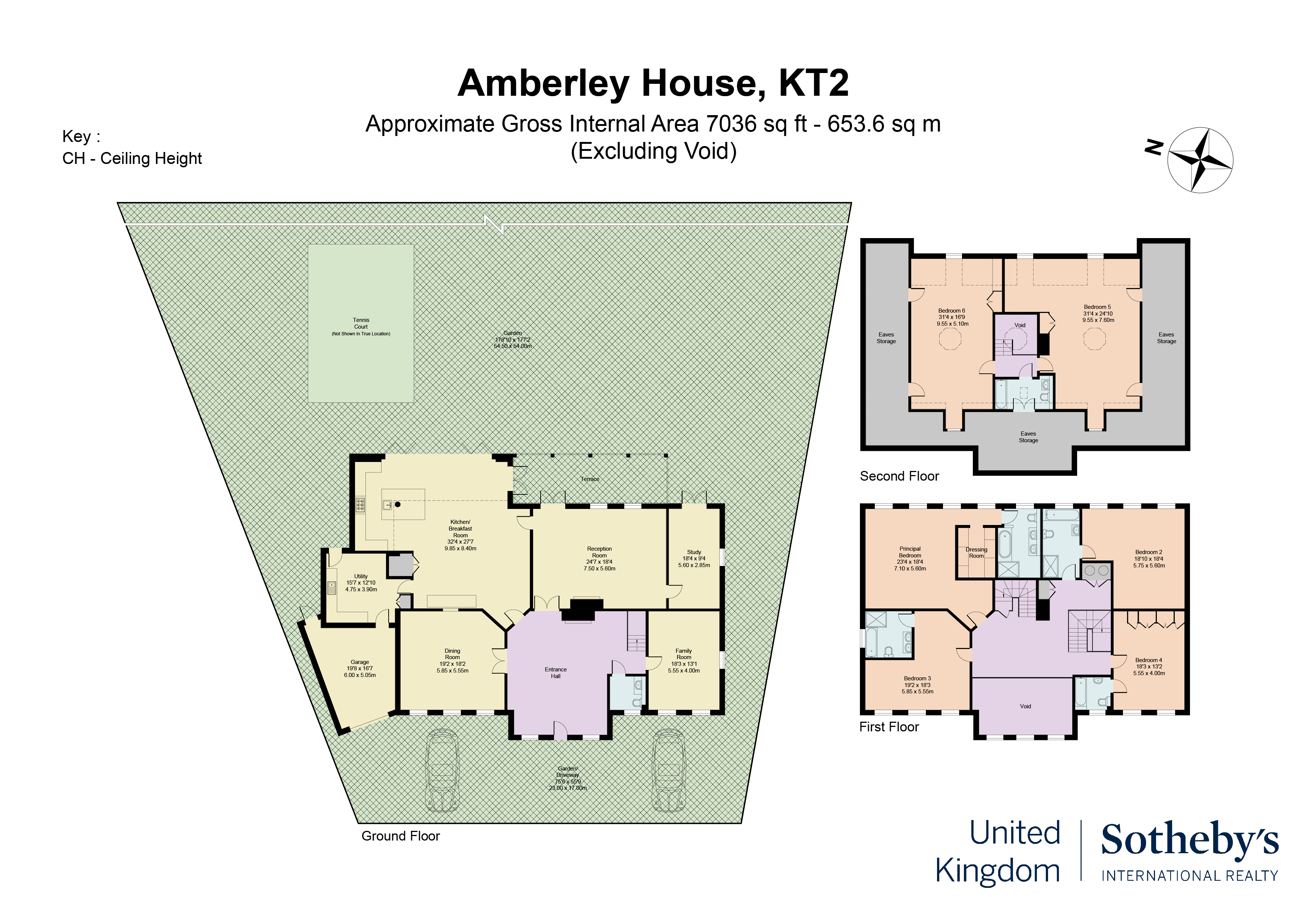 Amberley House, Coombe Park, Kingston upon Thames floorplan