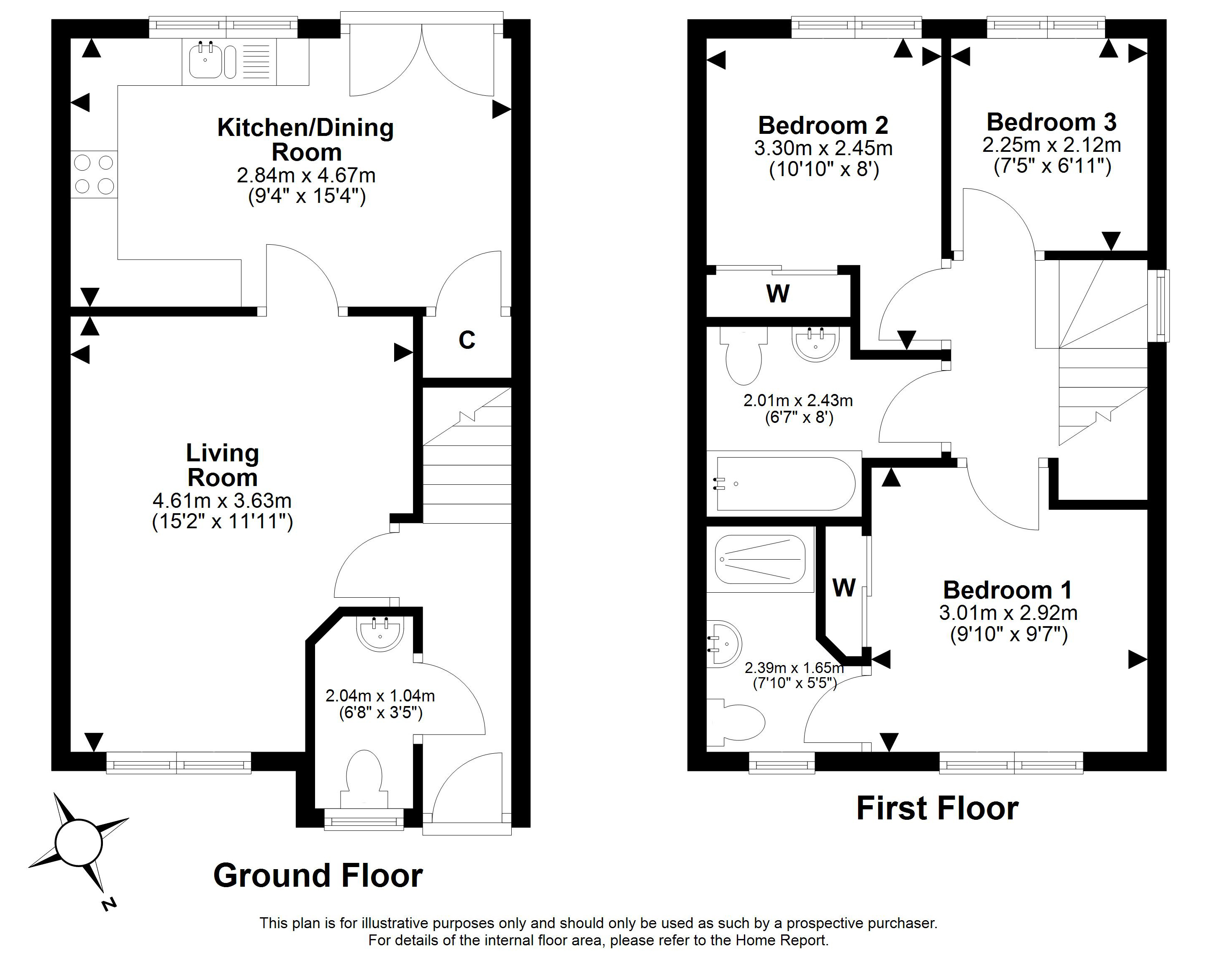 7, Craighall Avenue, Musselburgh floorplan