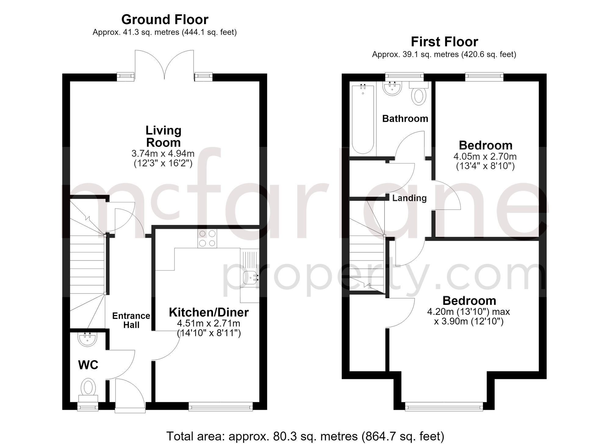 23 Malory Close, Swindon floorplan