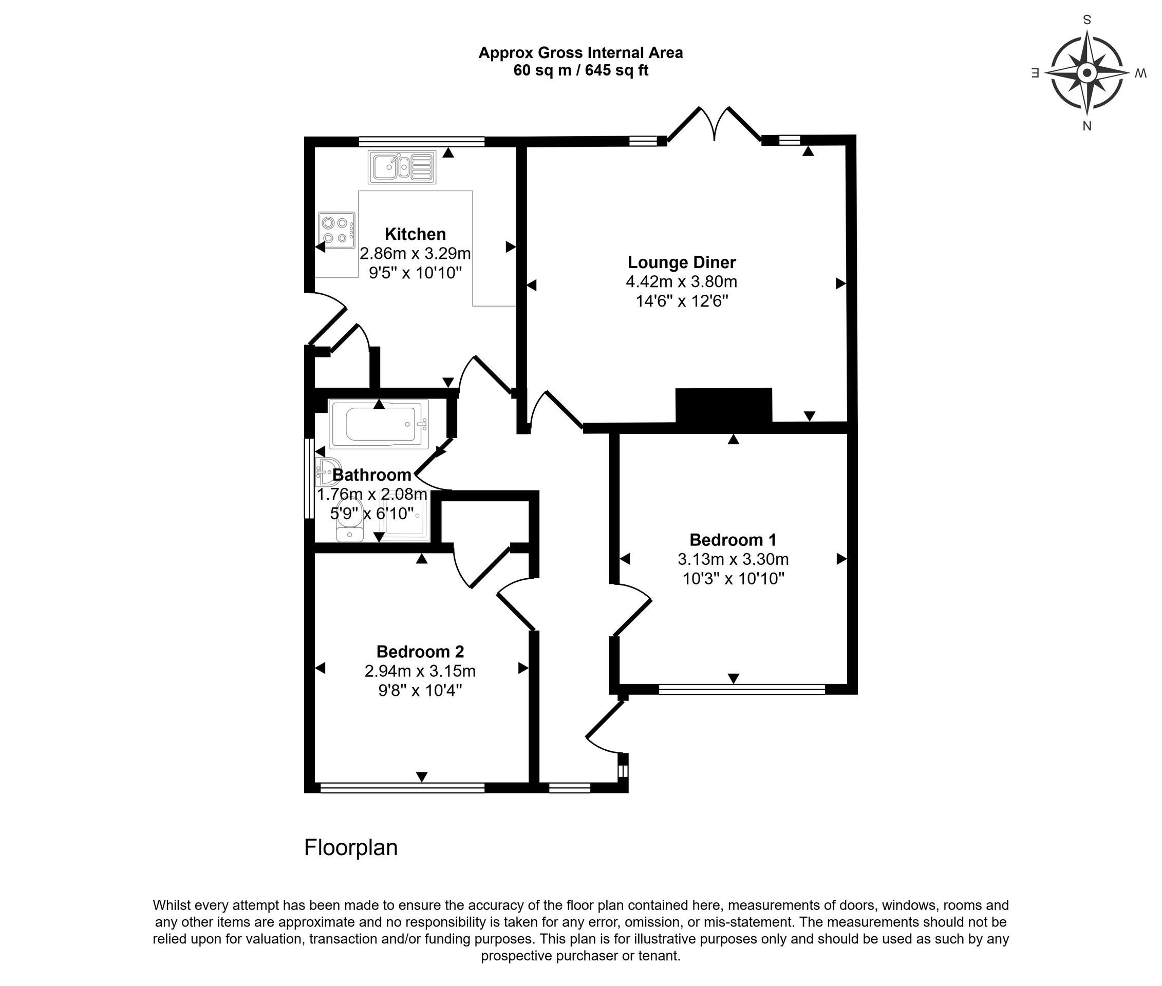 2 Grenville Way, Broadstairs floorplan