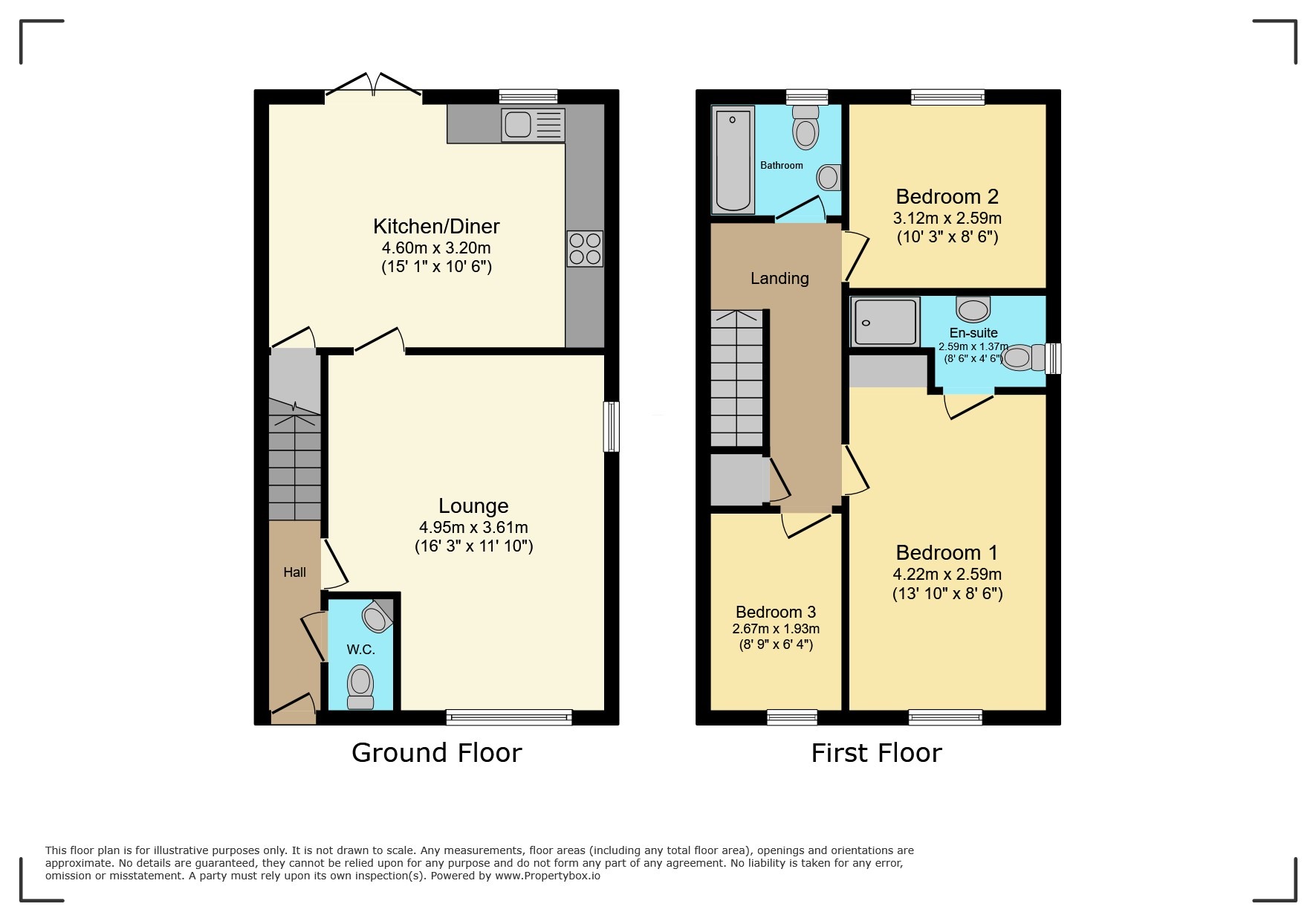 103 Brutus Court, North Hykeham, Lincolnshire floorplan