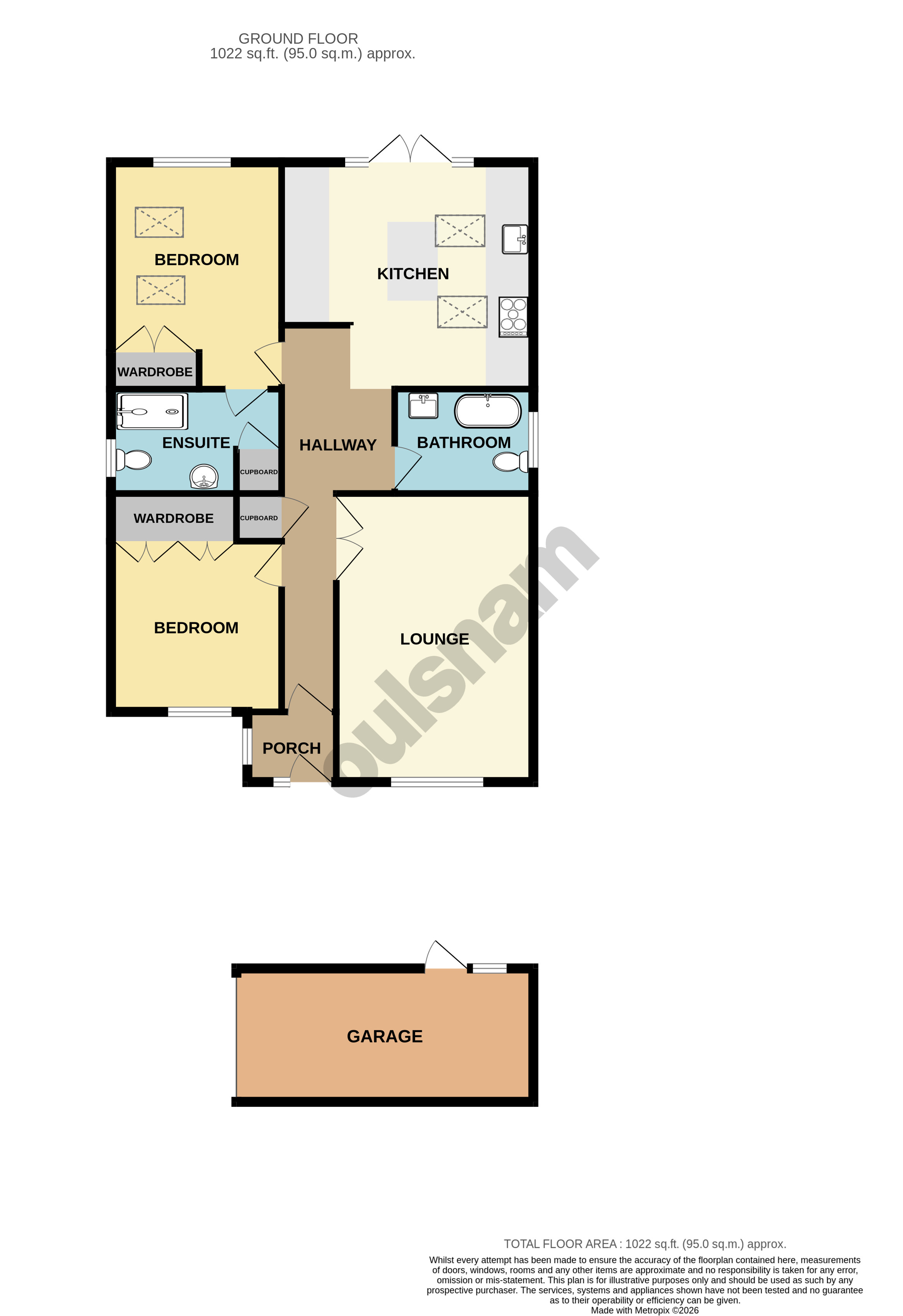 15, High Heath Close, Birmingham floorplan