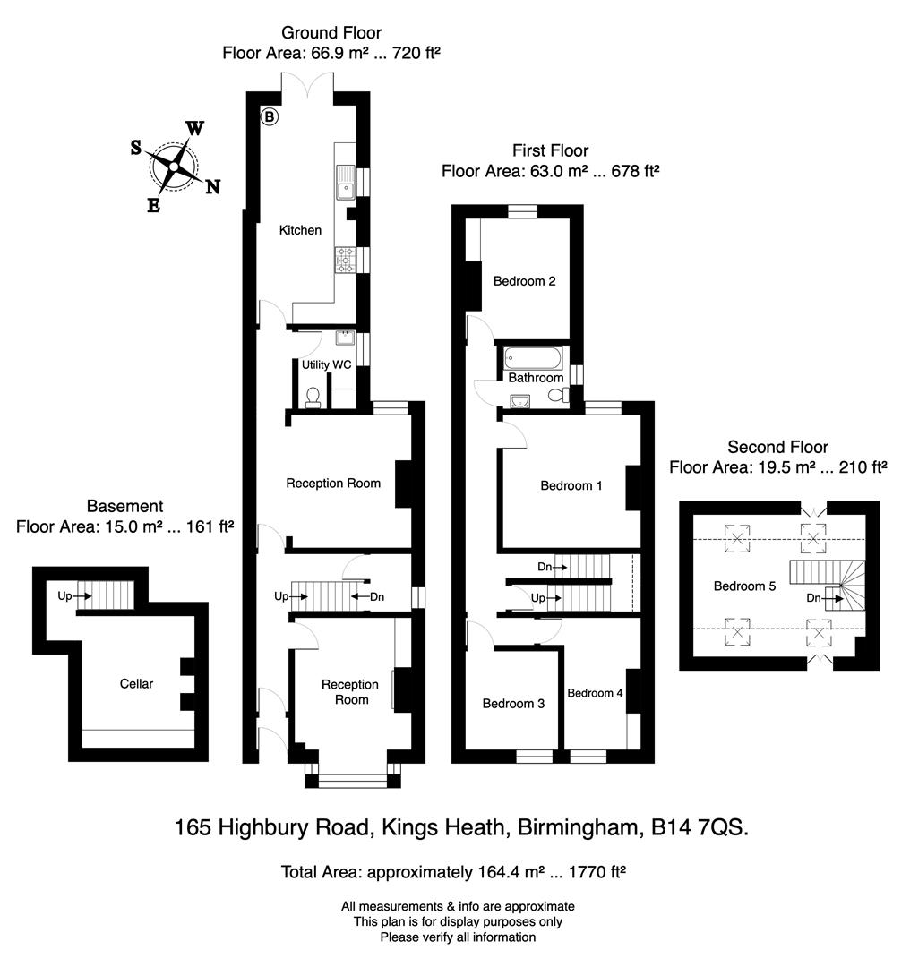 165, Highbury Road, Birmingham floorplan