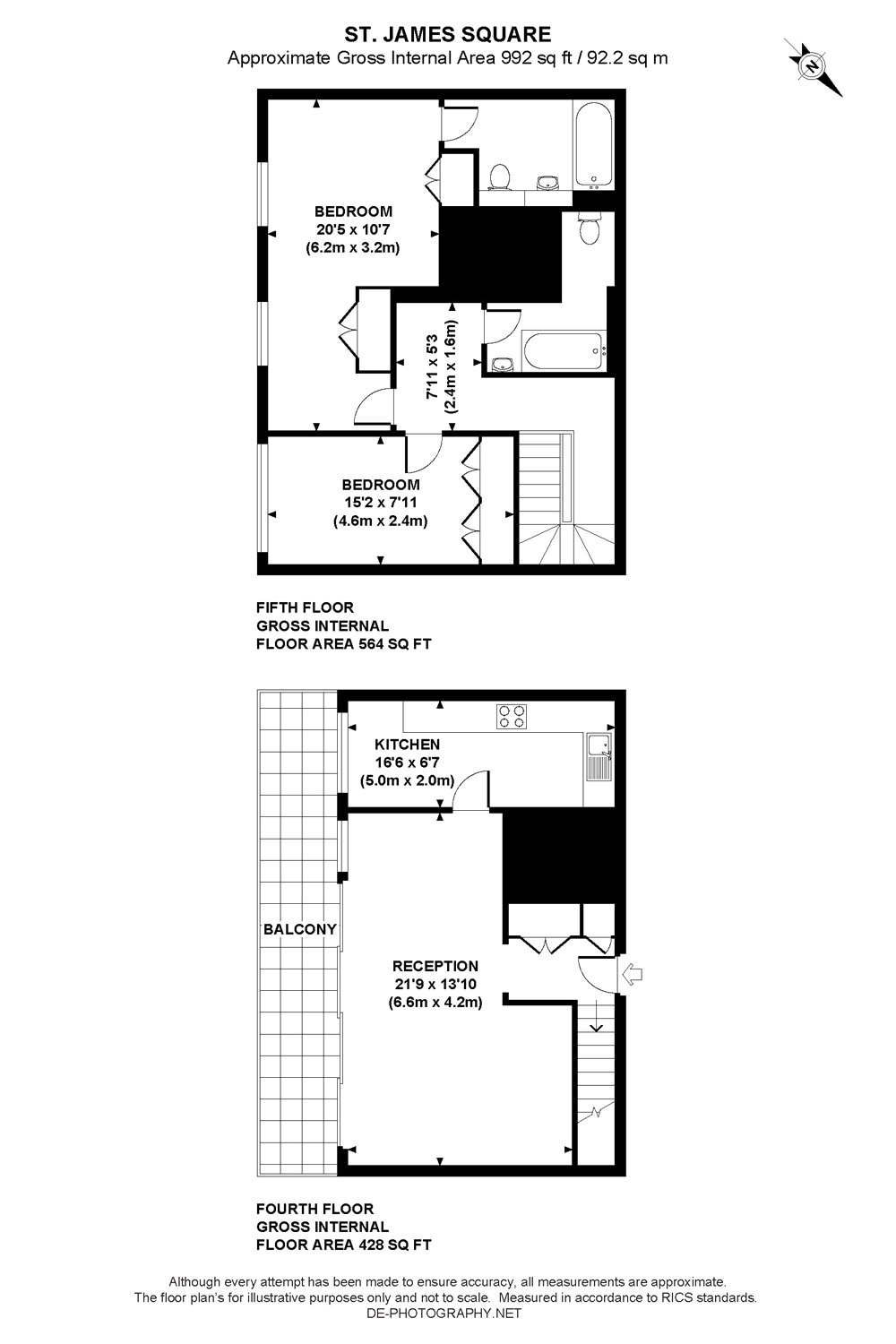 2 Bedrooms Flat to rent in St. James's Square, London SW1Y