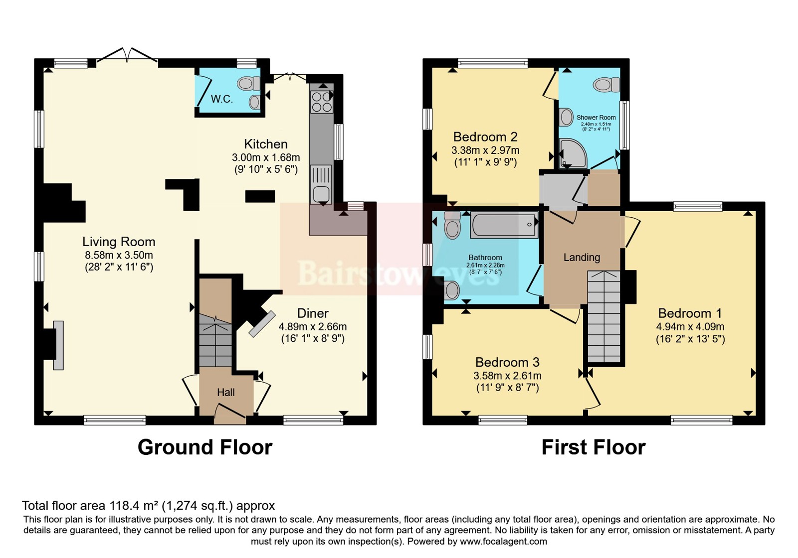 7, Warley Road, Woodford Green floorplan