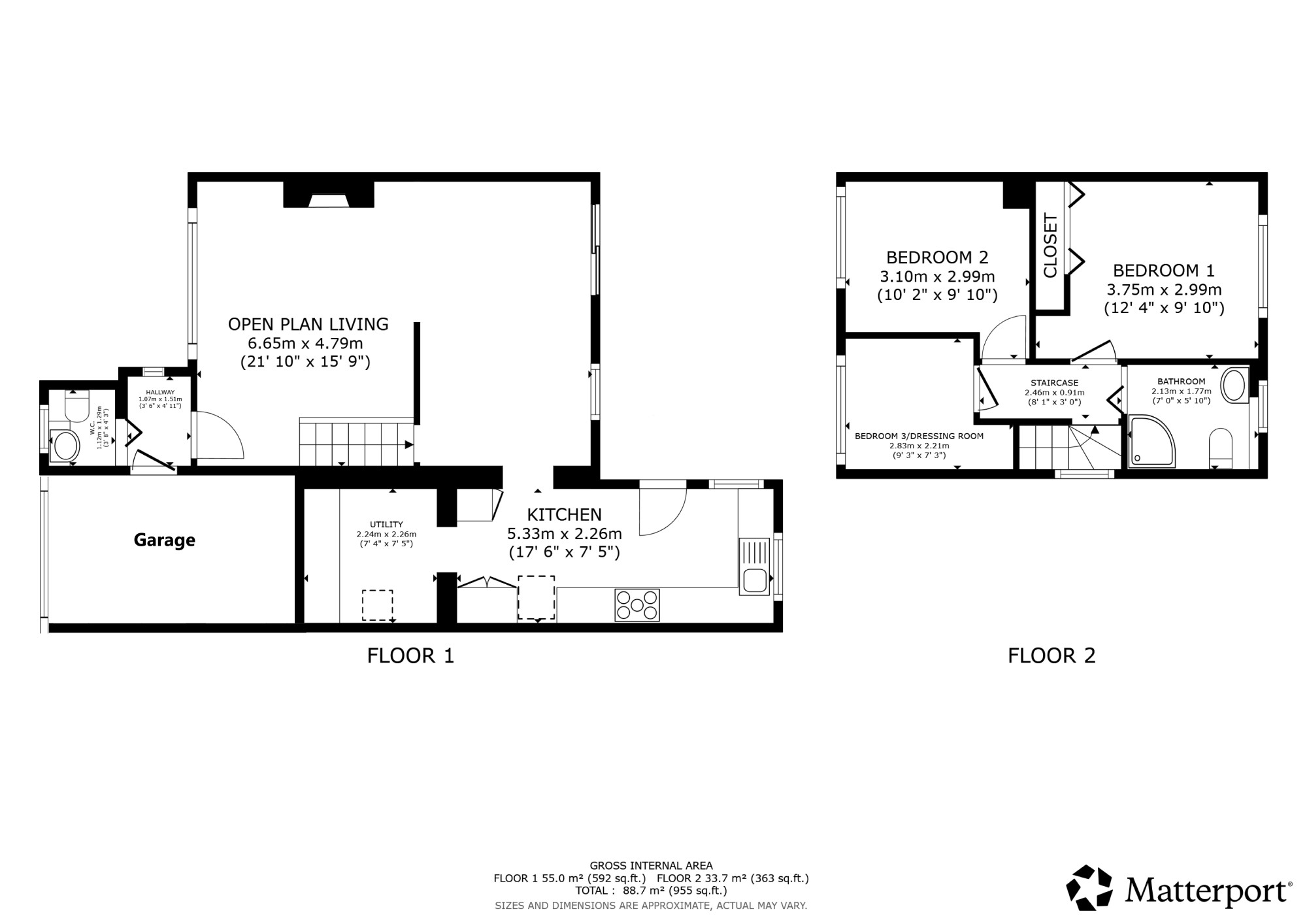 21, Beacon Road, Maidstone floorplan