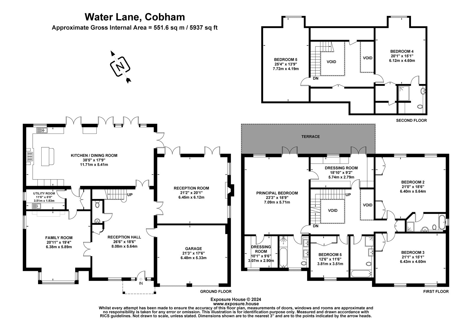 Pinehurst, 19, Water Lane, Surrey floorplan