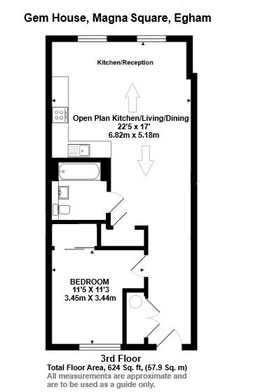 Station Road North, Church Road, Egham floorplan