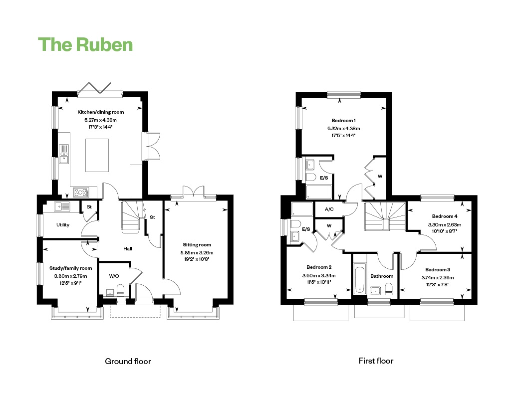 Plot 21, The Ruben, Arabella Park, Aylesbury floorplan