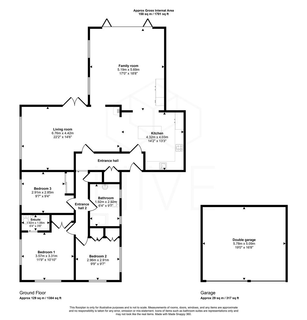 77, New Road, Ferndown floorplan